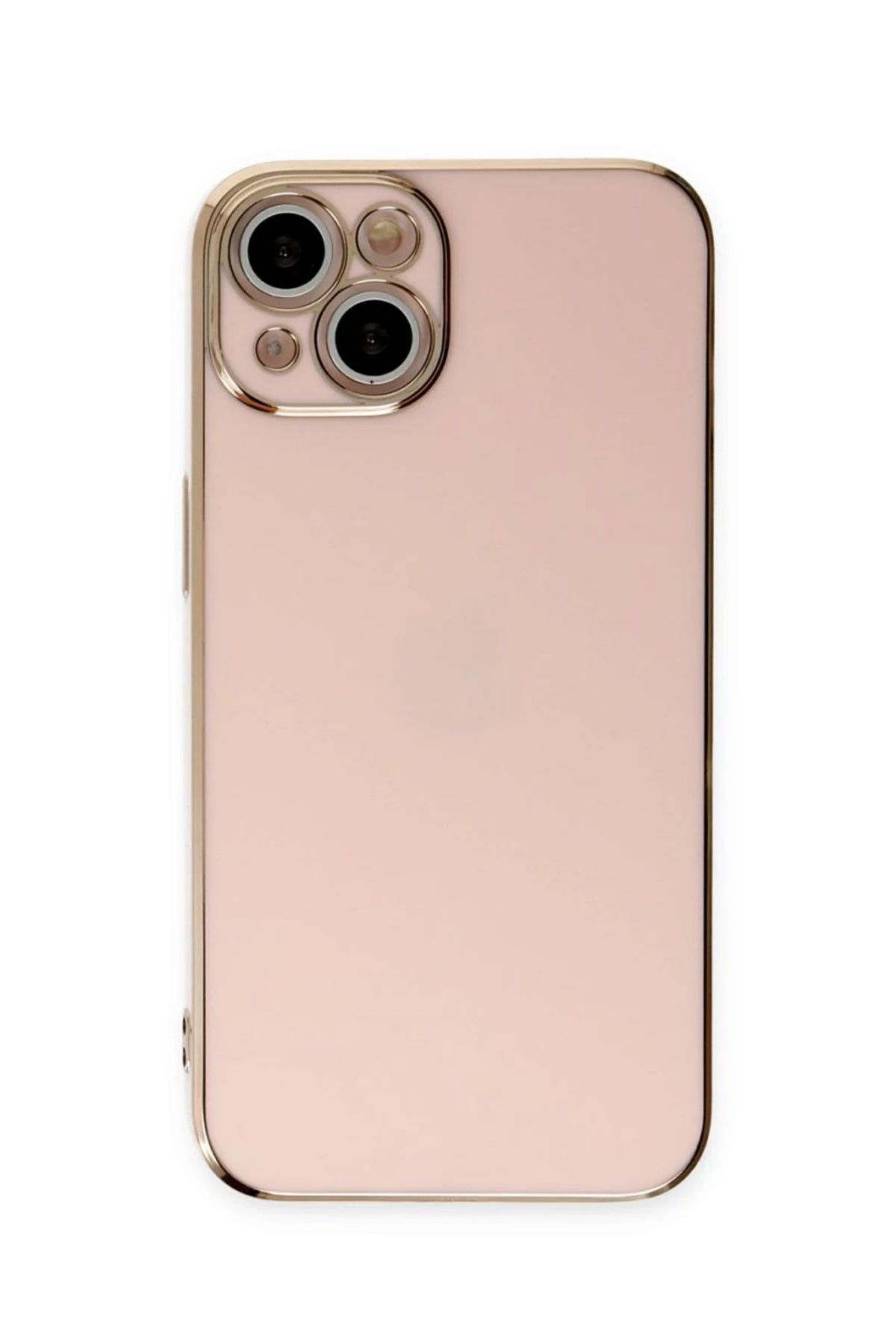 NewFace iPhone 15 Kılıf Volet Silikon - Pembe JOJUA