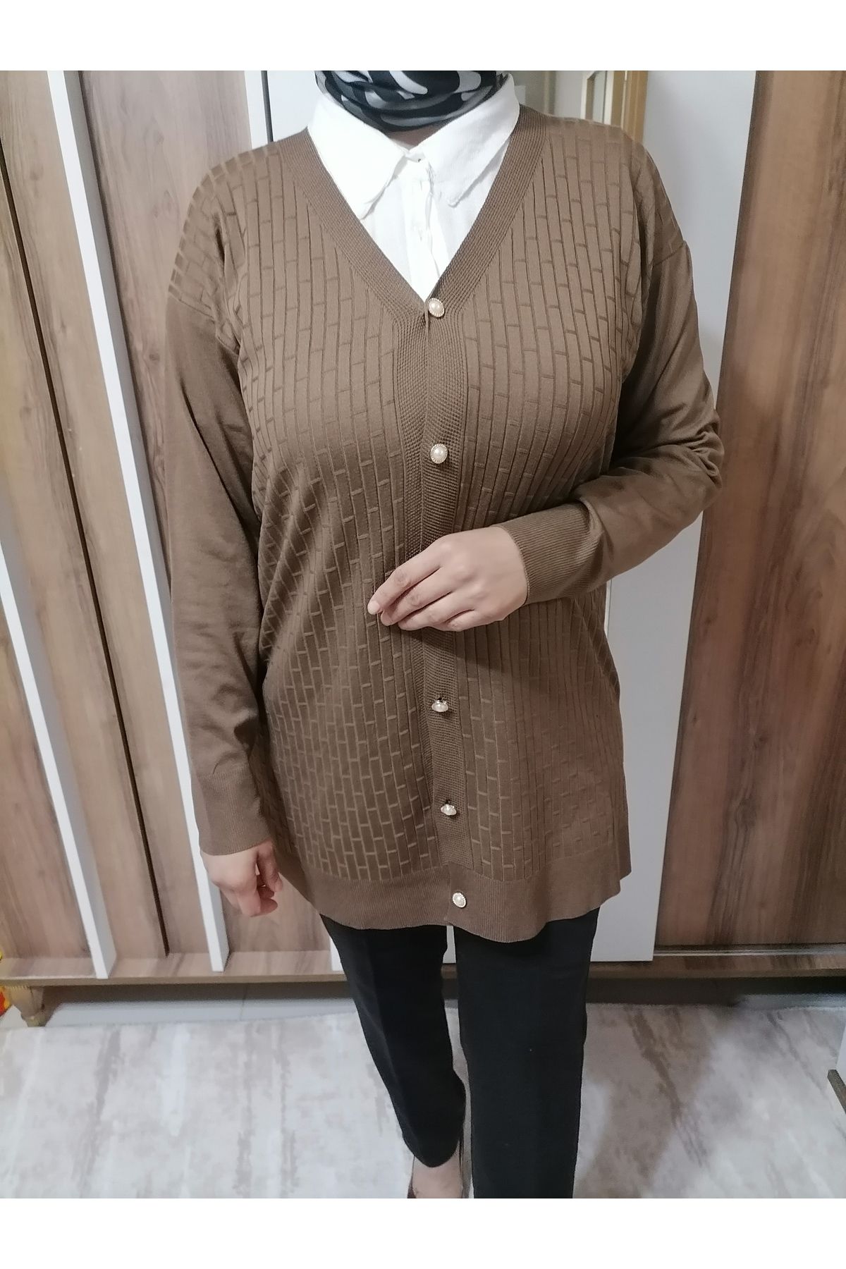 Jose Clothing İnce Tesettür Triko Ceket Yelek