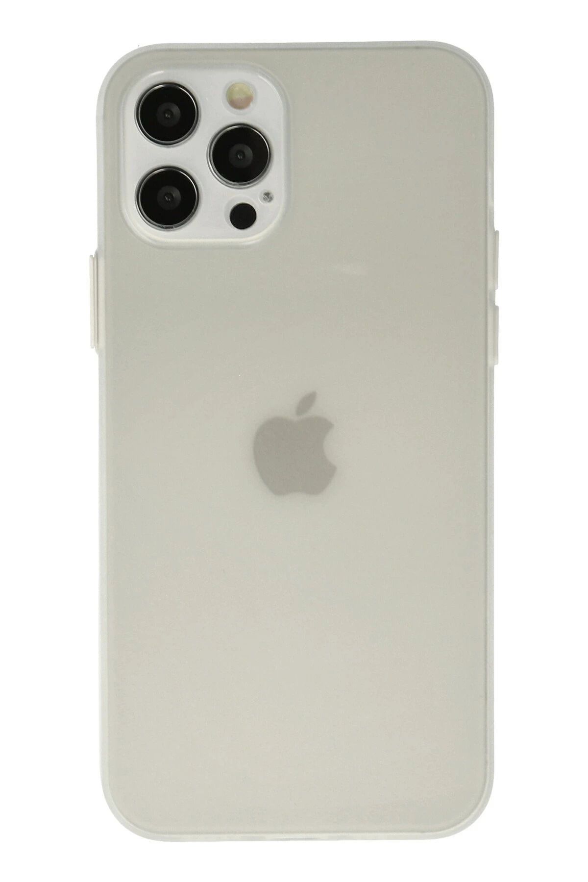 NewFace İphone 12 Pro Kılıf Silikon - Şeffaf Flkry
