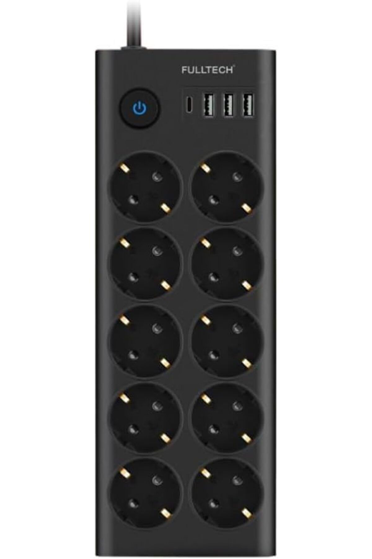 STOREMAX mrttnca Termal Akım Korumalı 10'lu Priz, 3x USB, 1x Type-C Giriş, Isıya Dayanıklı, Grup Priz,