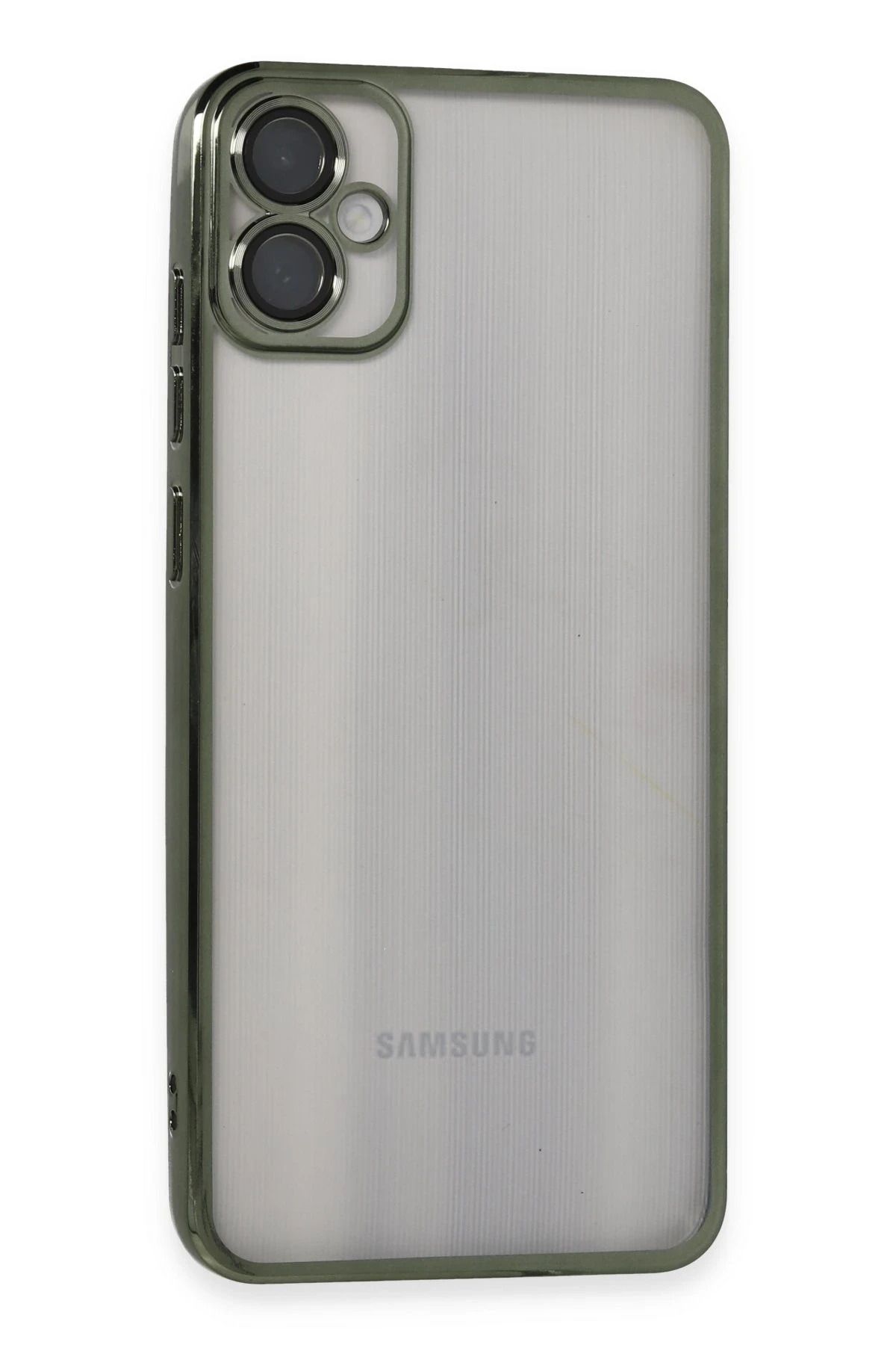 NewFace Samsung Galaxy A05 Kılıf Lensli Silikon - Yeşil JOJUA