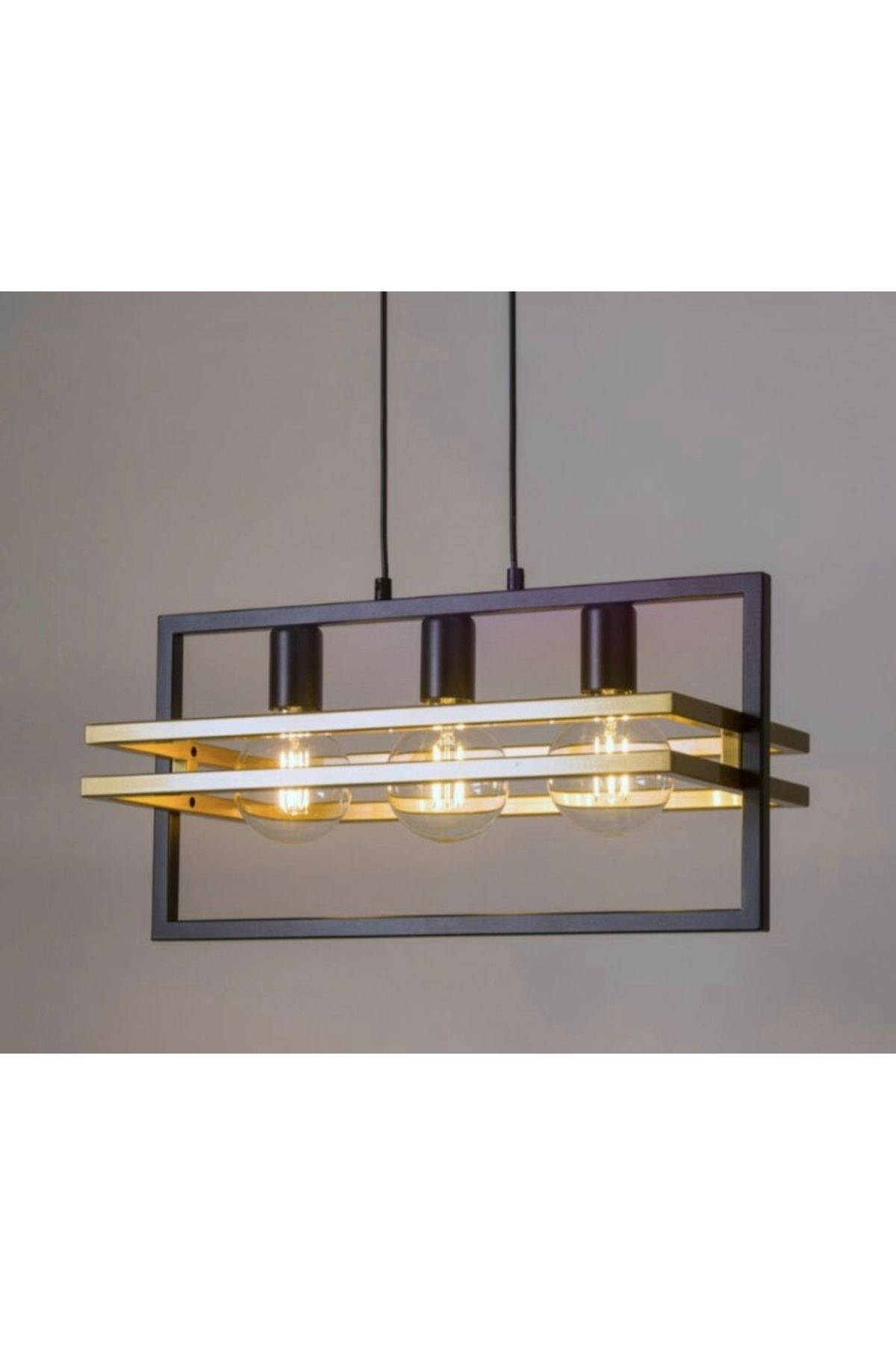 Home Modern Alüminyum Üçlü Sarkıt Avize