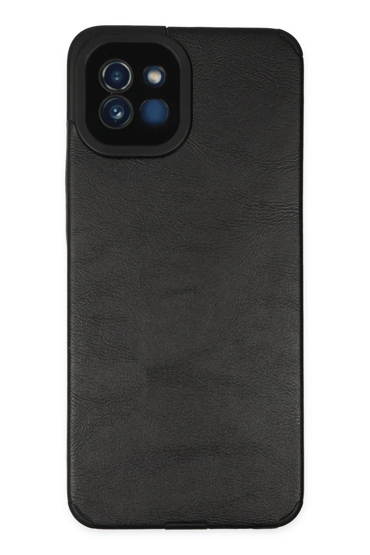 NewFace Samsung Galaxy A03 Kılıf Loop Deri Silikon - Siyah NRMSA