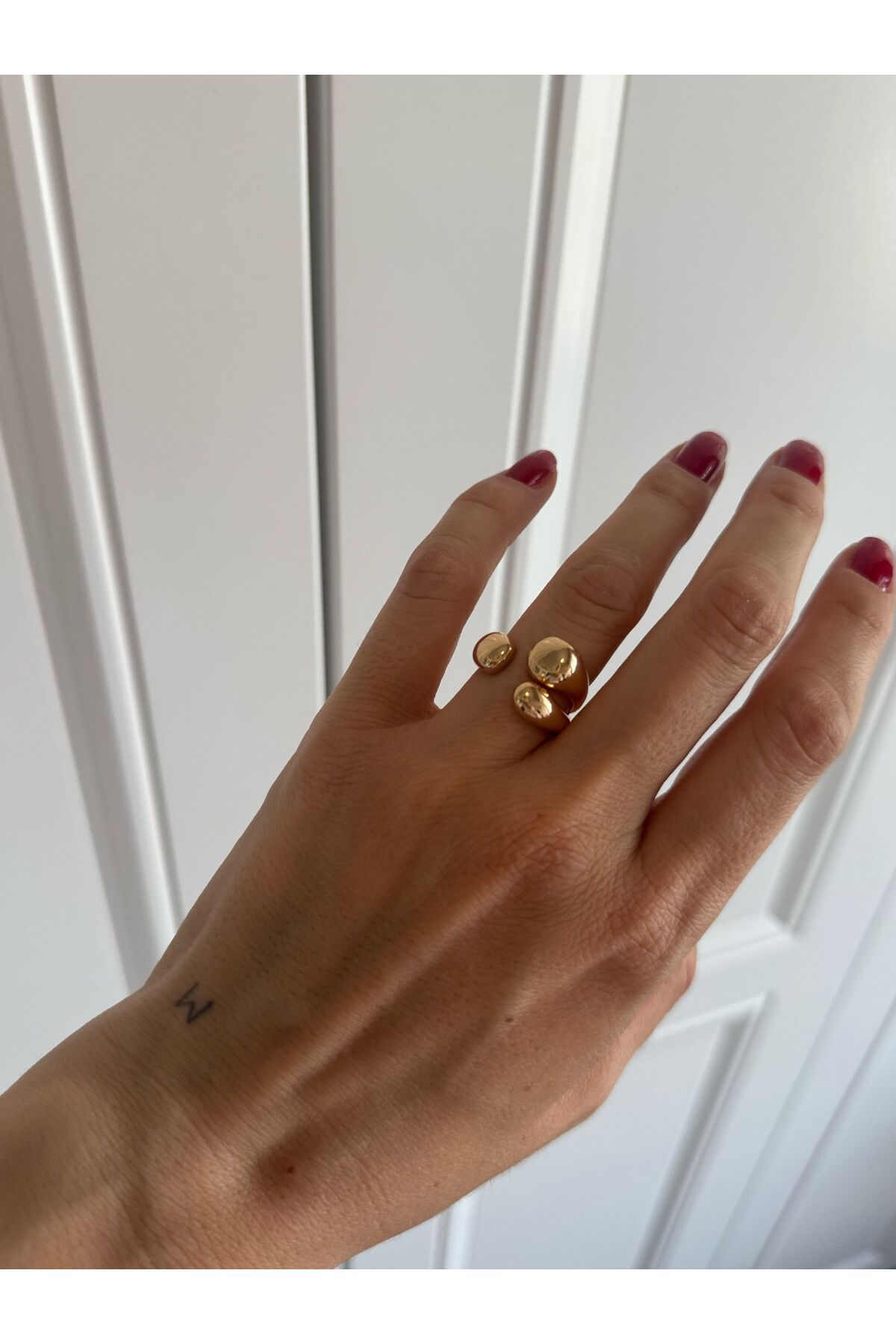 MODA Rose Gold 8-9 Numara Uyumlu Çelik Yüzük