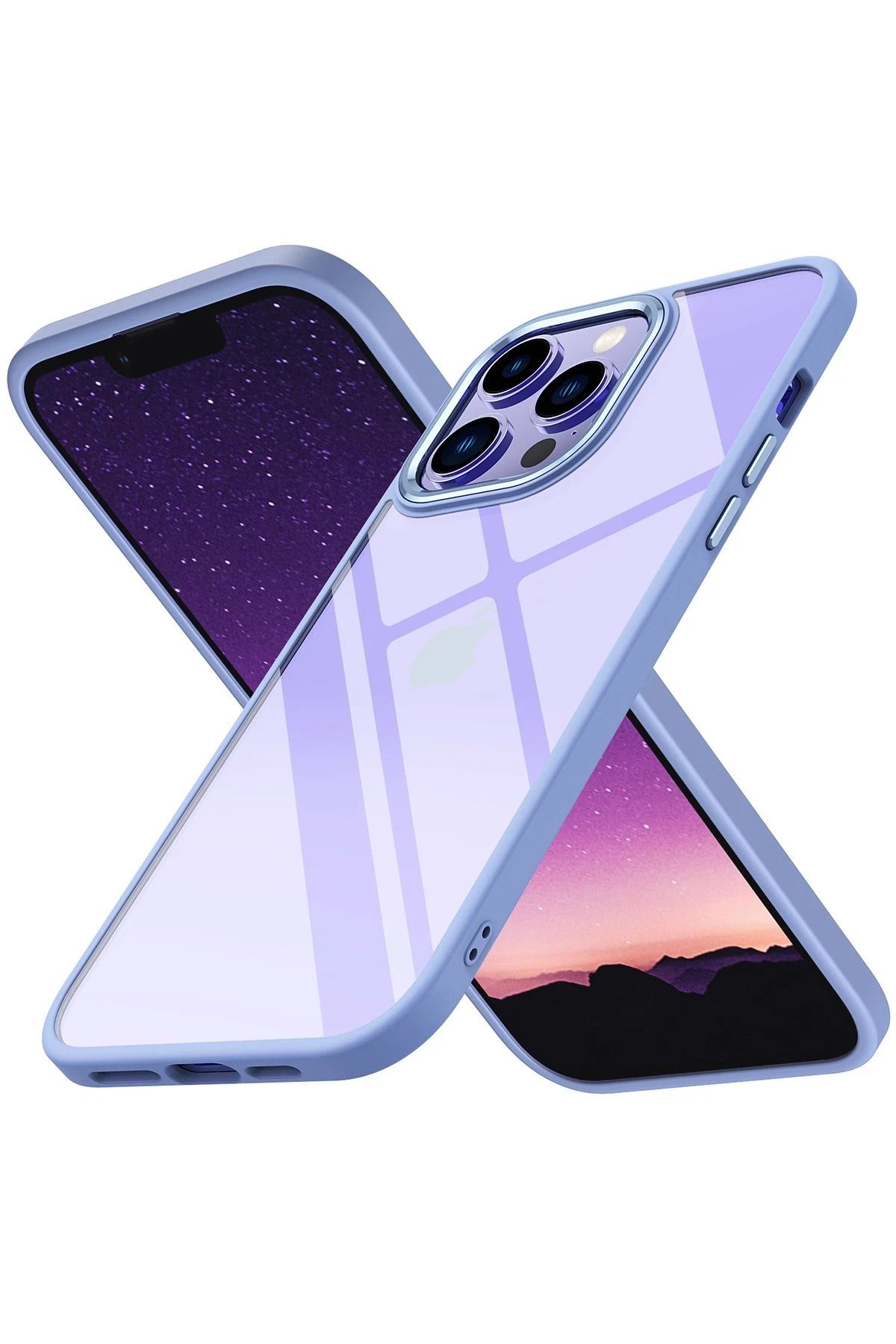 NewFace iPhone 14 Pro Max Kılıf Power Silikon - Lila JOJUA