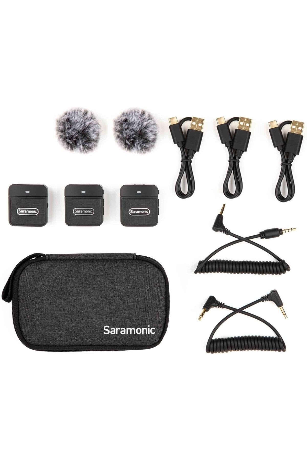STOREMAX nffashopm Blink100 B2 kablosuz yaka mikrofonu, kamera kamera akıllı telefon için, 10 saat pil, 50