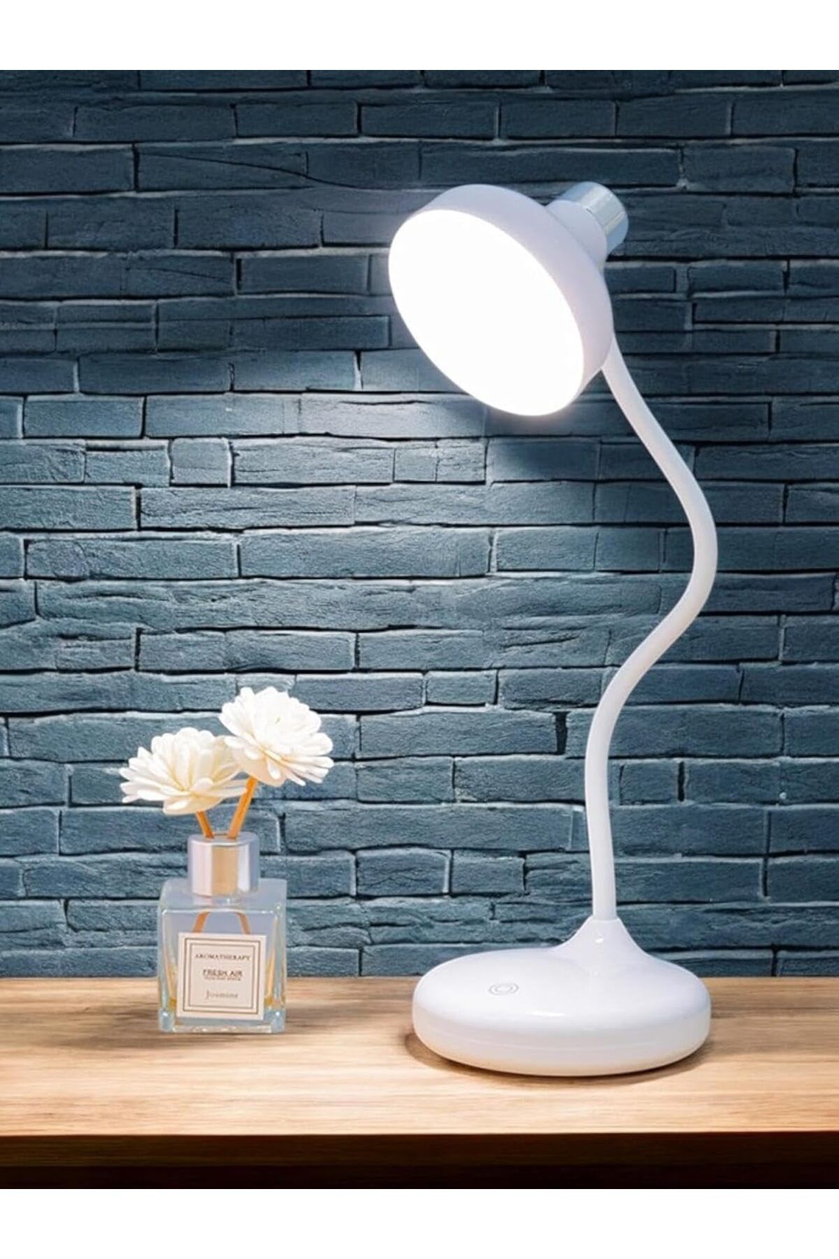 STOREMAX bystoreby 36cm Modern Masa Lambası Felexible Boyun Tasarımı Oturma Odası Başucu Lambası Restor