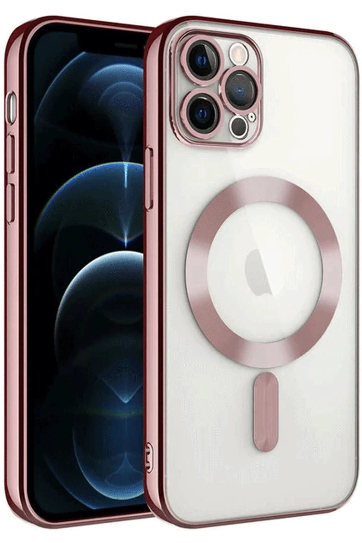 NewFace iPhone 14 Pro Max Kılıf Kross Magneticsafe Kapak - Rose NRMSA