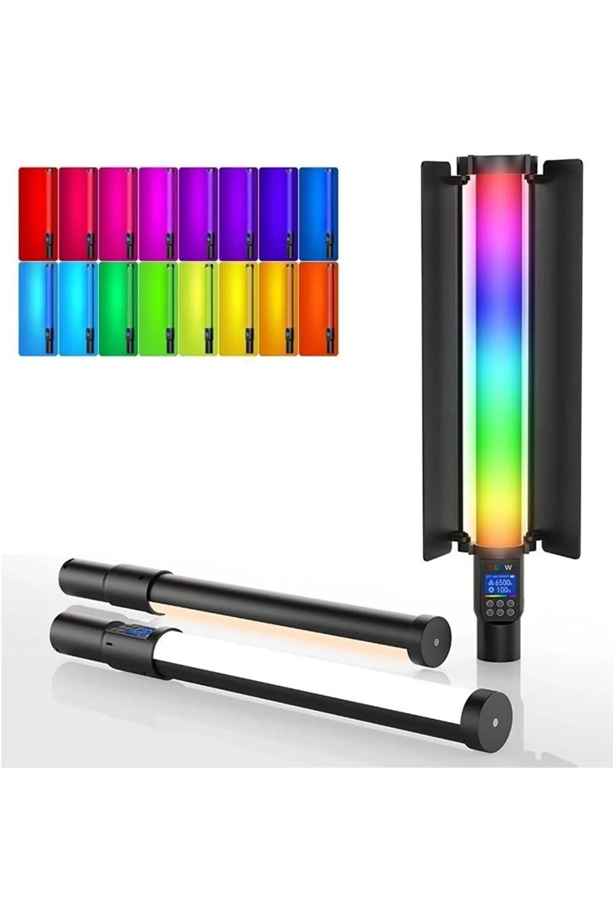 STOREMAX nffashopm Stick Rgb Led Işık Tripod Ayak Dahil Fotoğraf ve Video Çekimleri için RGB Mod Oled Ek