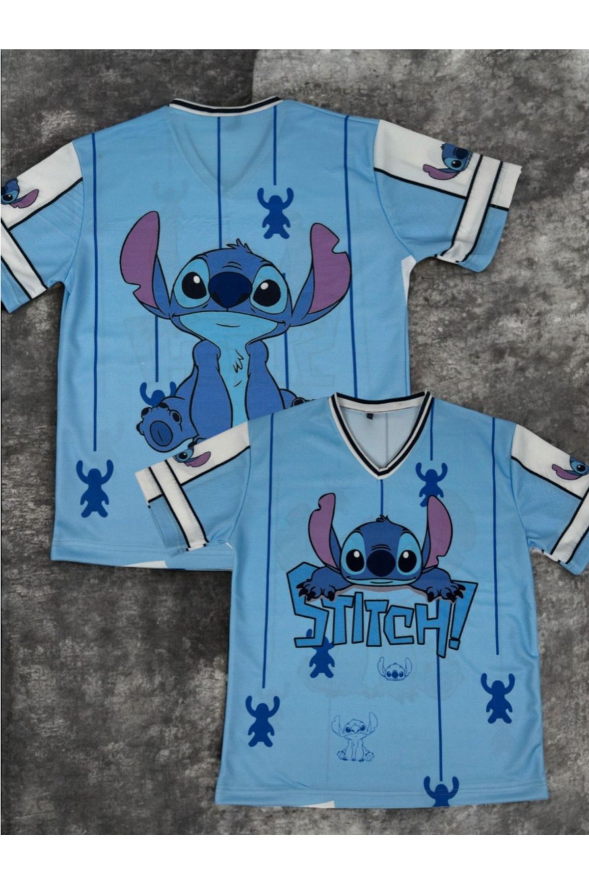 DENOKMODA Stitch Detail Unisex Jersey Forma