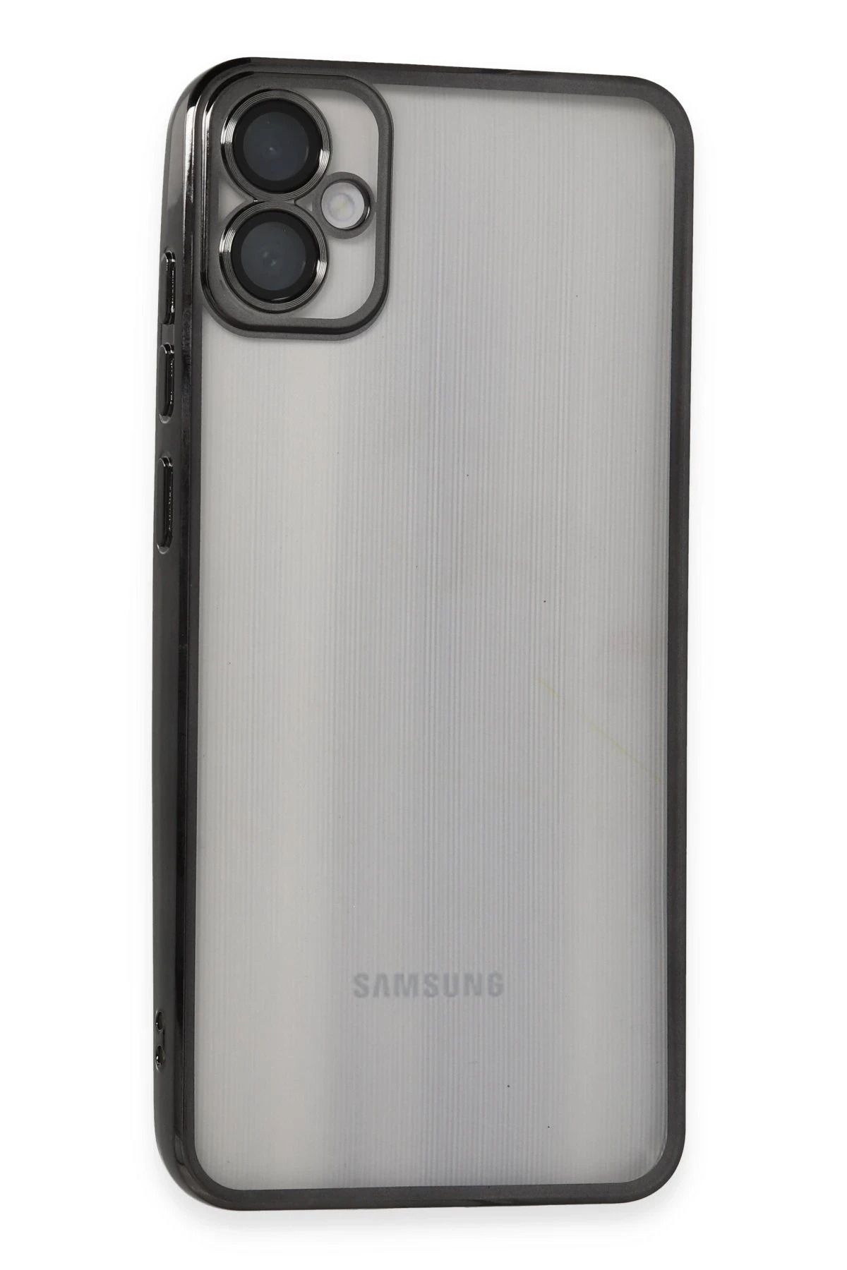 NewFace Samsung Galaxy A05 Kılıf Lensli Silikon - Siyah JOJUA