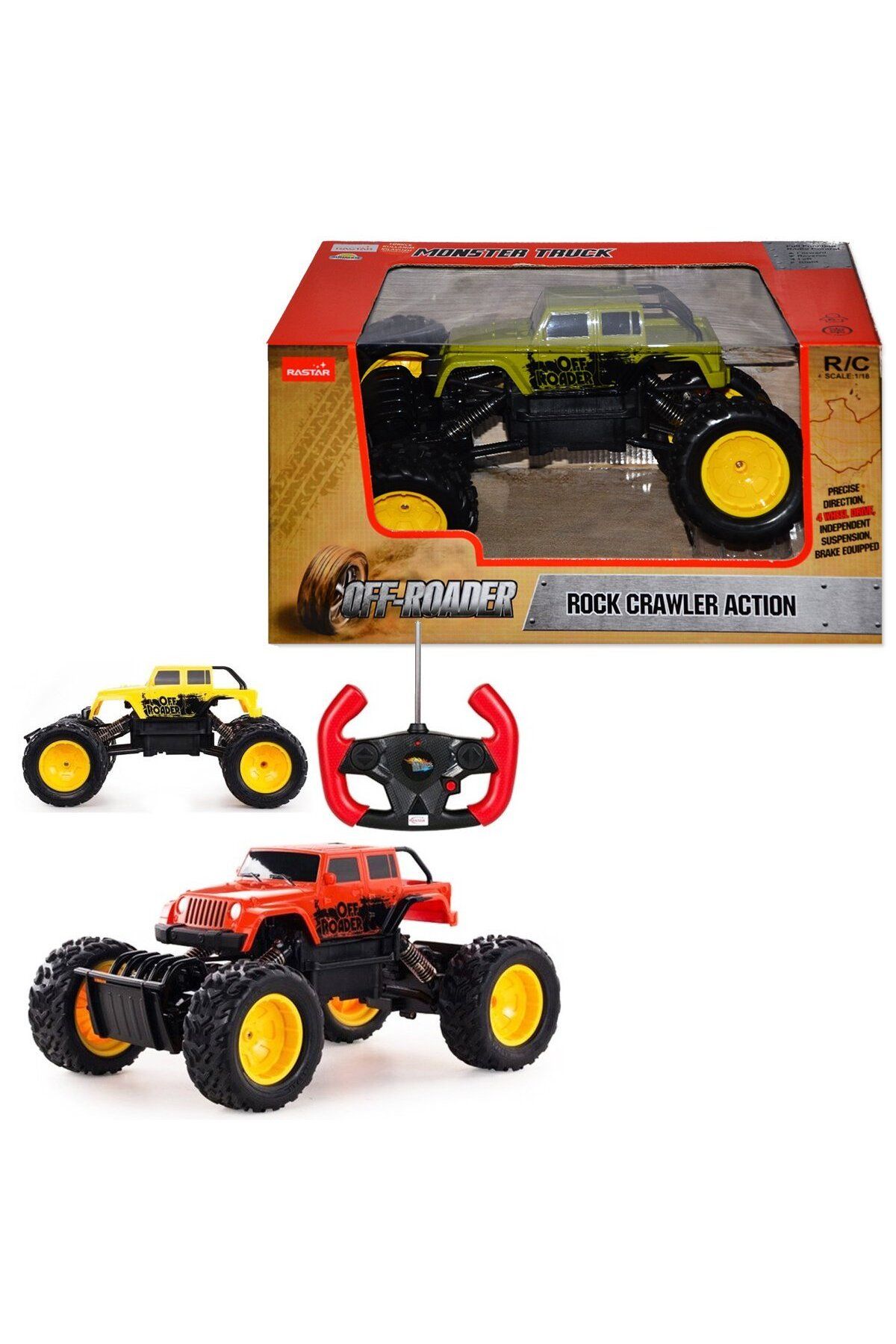 Sunman 59100 1:18 Rock Crawler Uzaktan Kumandalı Aksiyon Aracı