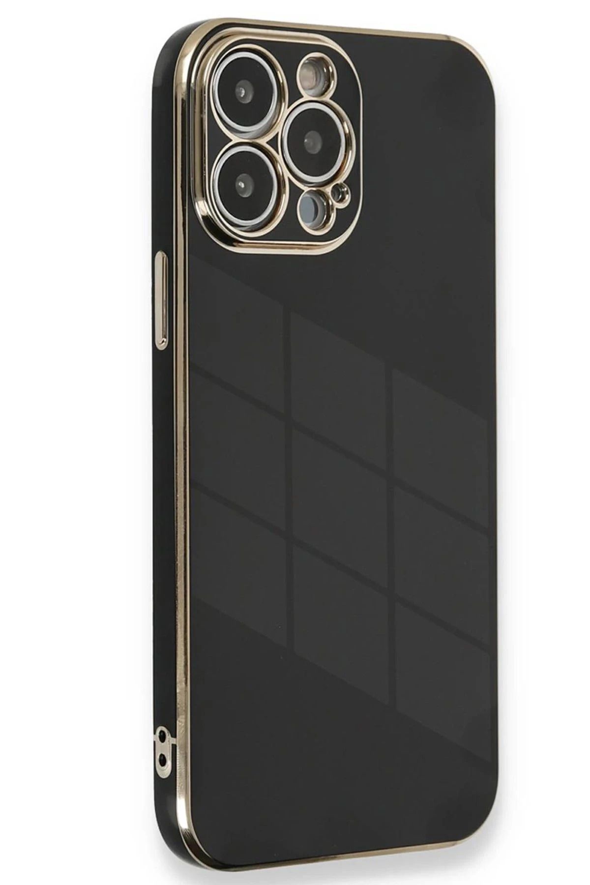 NewFace iPhone 15 Pro Kılıf Volet Silikon - Siyah JOJUA