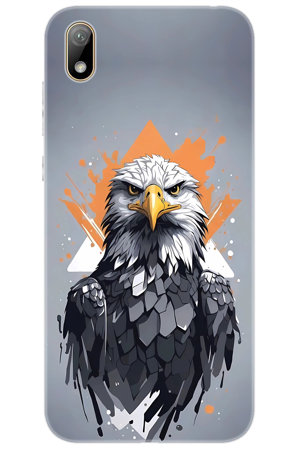 Ceppare Huawei Y5 2019 (AMN-LX2/LX9) Uyumlu Kılıf Desen Baskılı Silikon Kartal STK:639 CP-tNNPrST