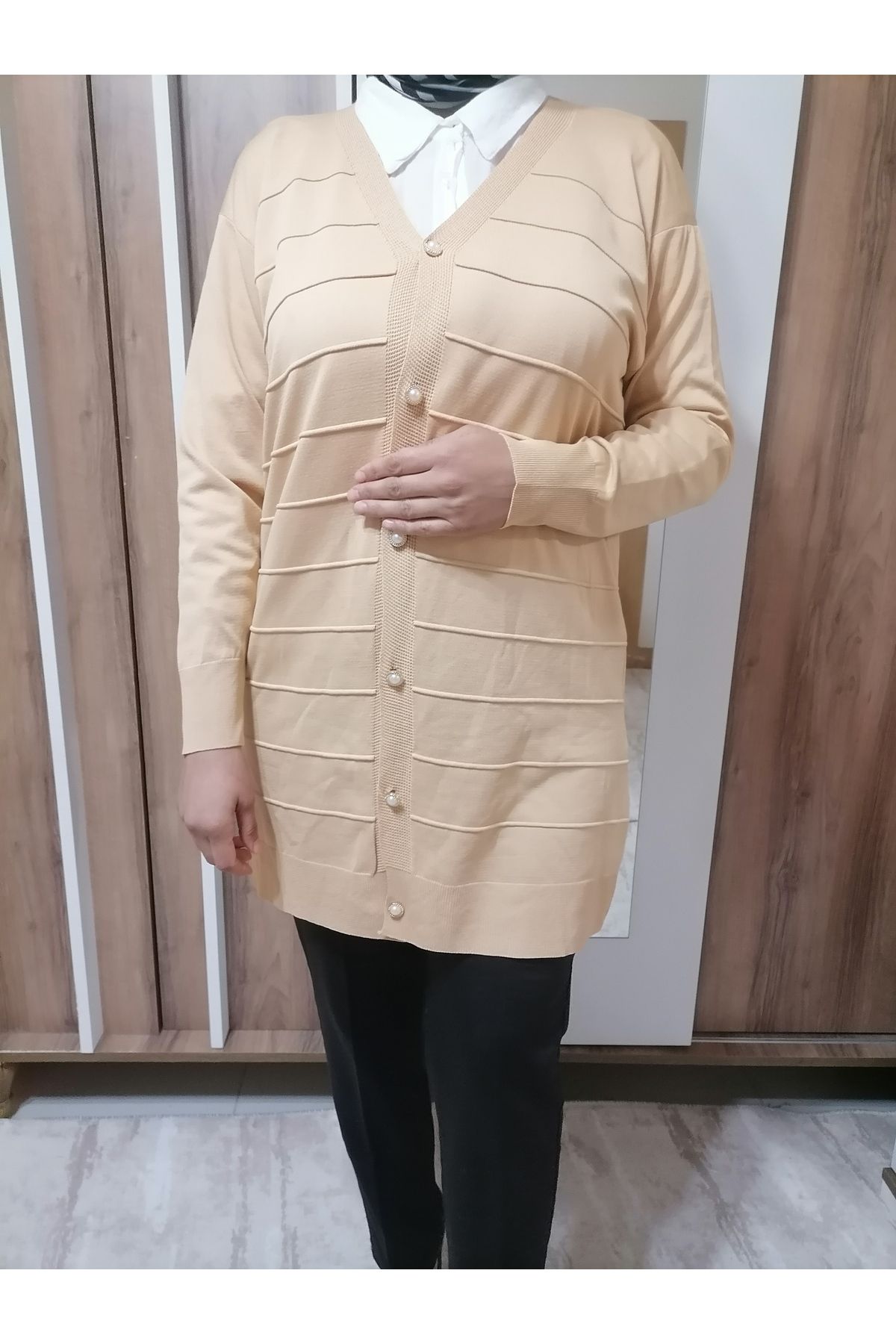 Jose Clothing İnce Tesettür Triko Ceket Yelek