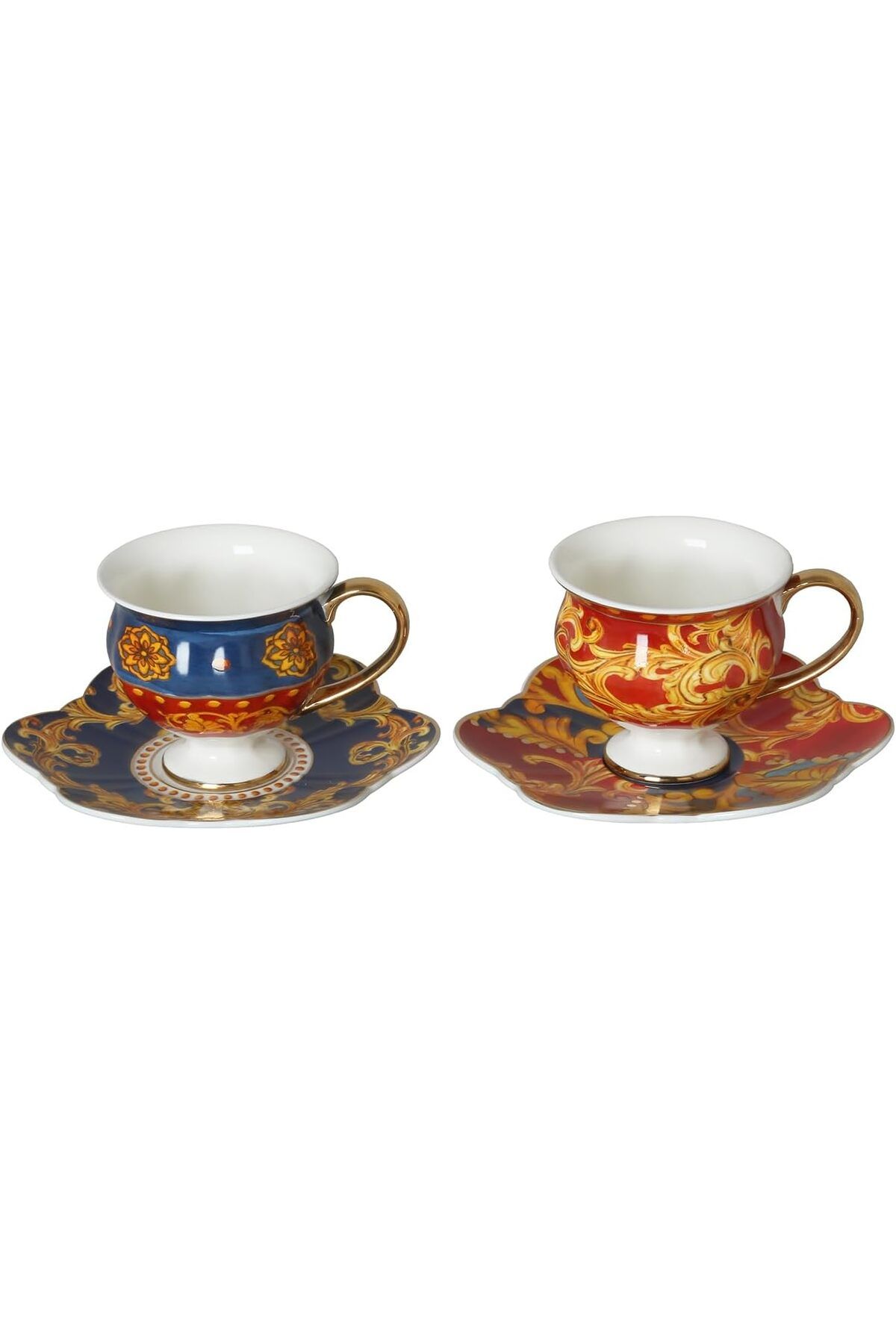 STOREMAX daiviolastore Art Clarissa Bone Dörtlü Çay Fincanı Seti DLStore 990396