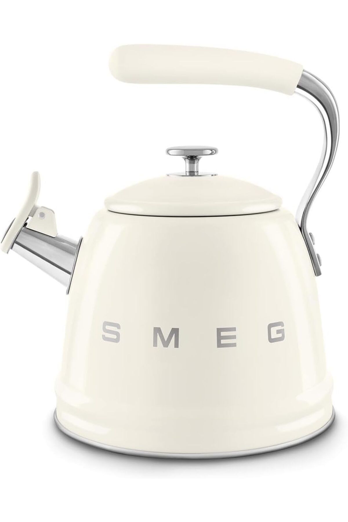 STOREMAX jvnnastore 50's Style Krem Set Üstü Düdüklü Kettle 2.3 lt trendyfr 646268