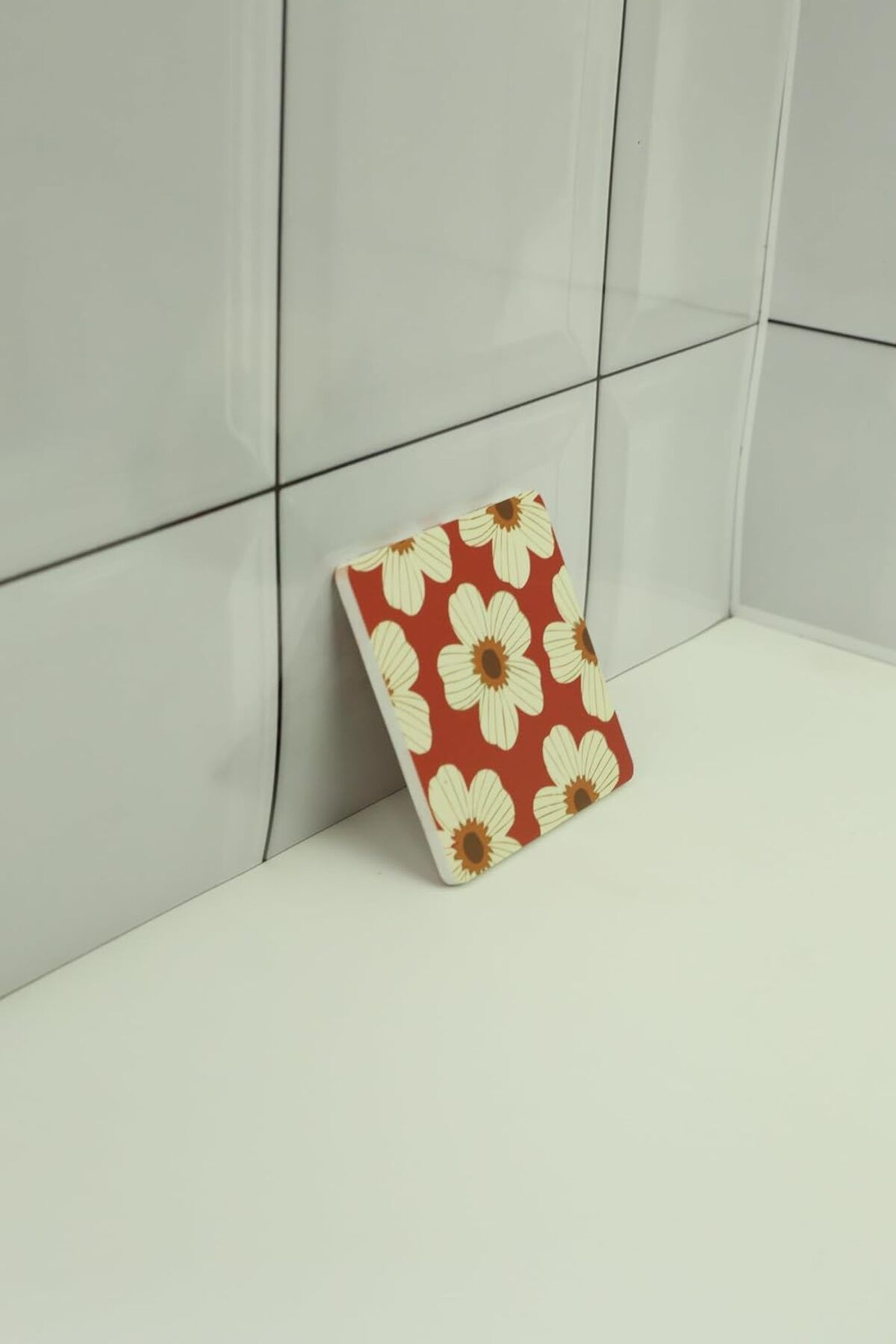 yenibagshop Reklam Çiçekli Bardak Altlığı