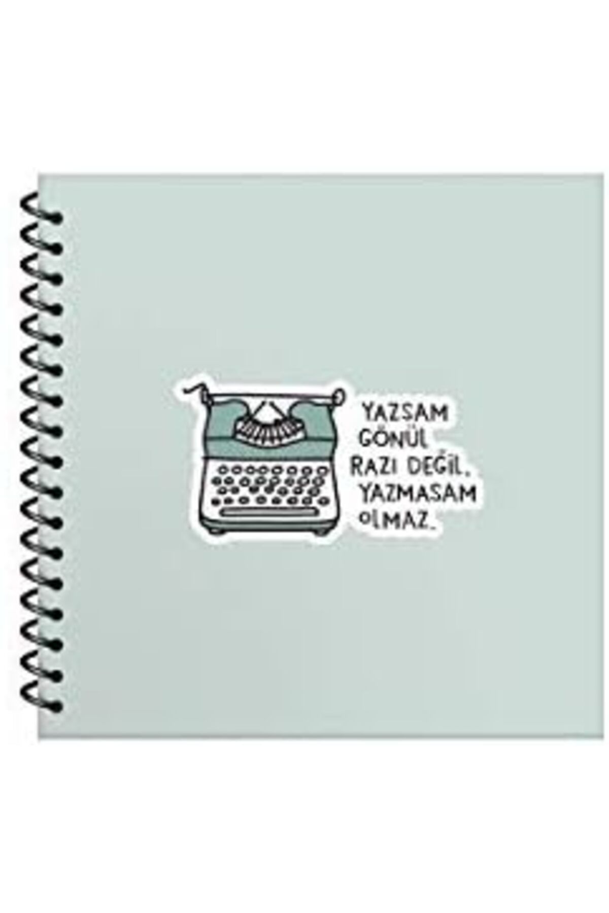 STOREMAX-Jvnnastore Things 50 Sheets Lined Hard Cover Notebook with Sticker, if You Write, You Are Not Willing 2