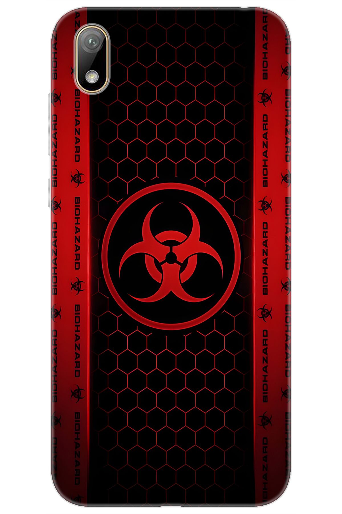 Ceppare Huawei Y5 2019 (AMN-LX2/LX9) Uyumlu Kılıf Desen Baskılı Silikon Biohazard STK:754 CP-b2ZE81f