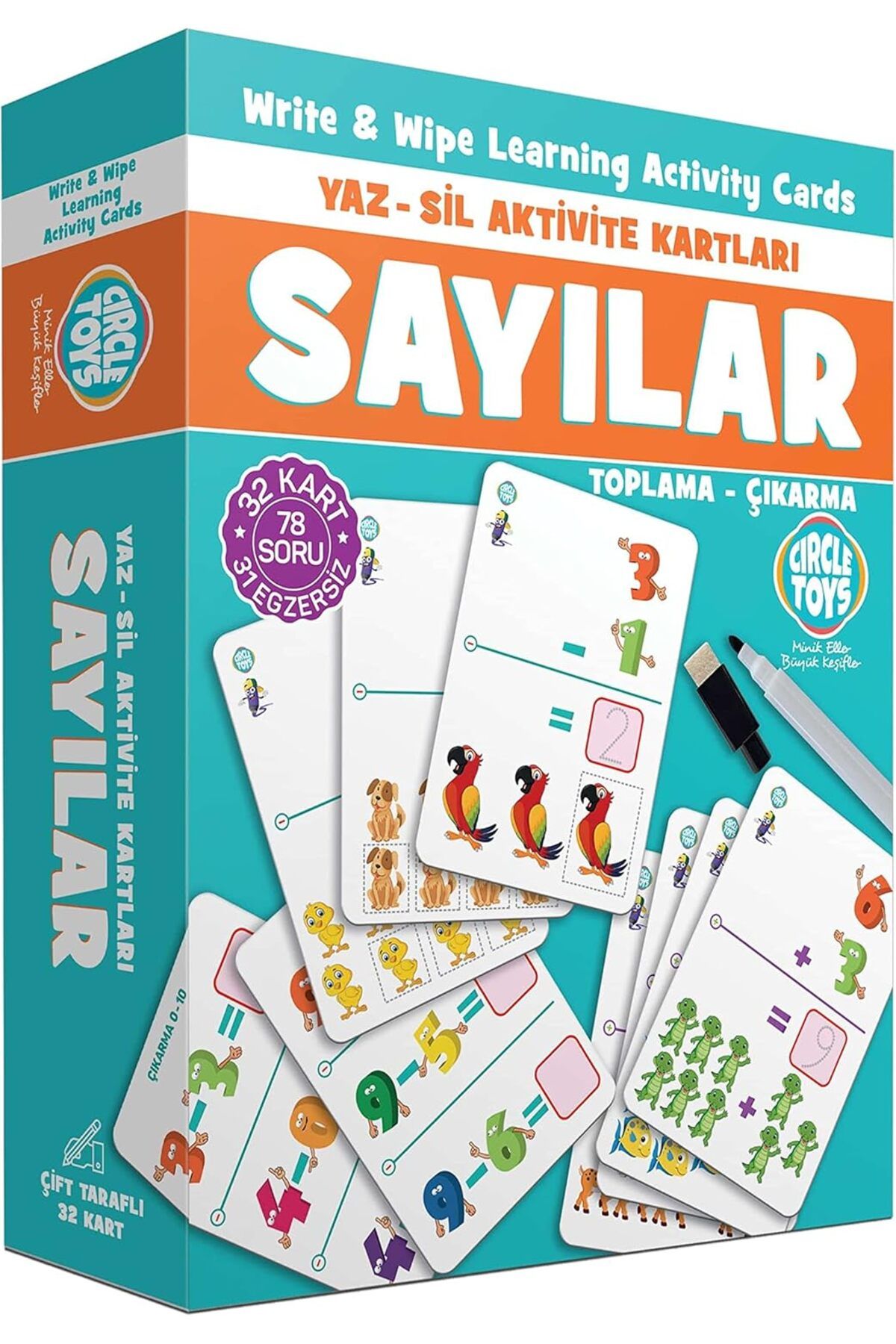 STOREMAX nffashopm Toys Yaz-Sil Sayılar storestarx 1051353