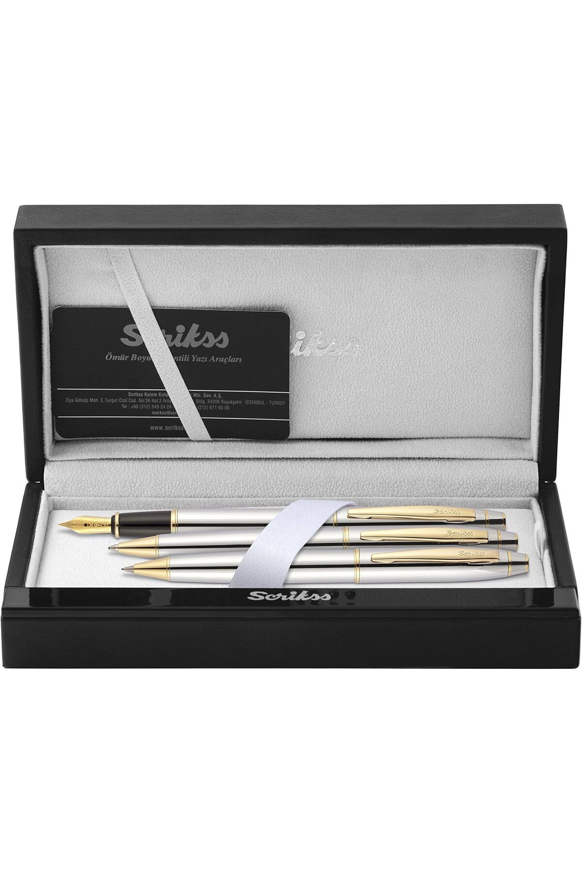 STOREMAX nffashopm Noble 35 Dolma Kalemtükenmez Kalemversatil Kalem Takım Krom Altın storestarx 1051353