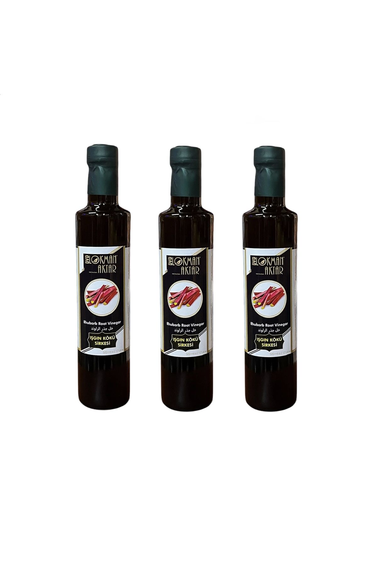 DVD Lokman Aktar Işkın Sirkesi, Katkısız, Doğal, ışkın 500ml 3 Adet, DVD Lokman Aktar