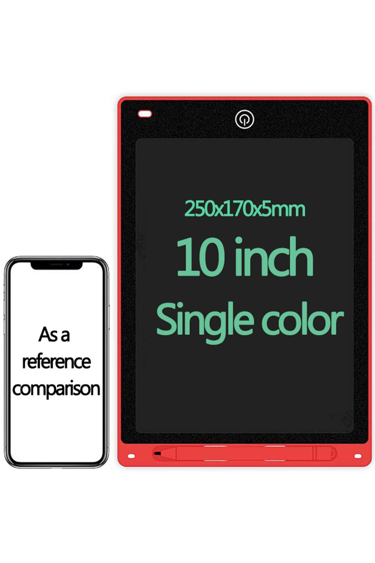 Shuzi 10 Inc Büyük Boy Dijital Lcd Ekran Kalemli Çocuk Yazı Çizim Writing Grafik Not Yazma Eğitim Tableti