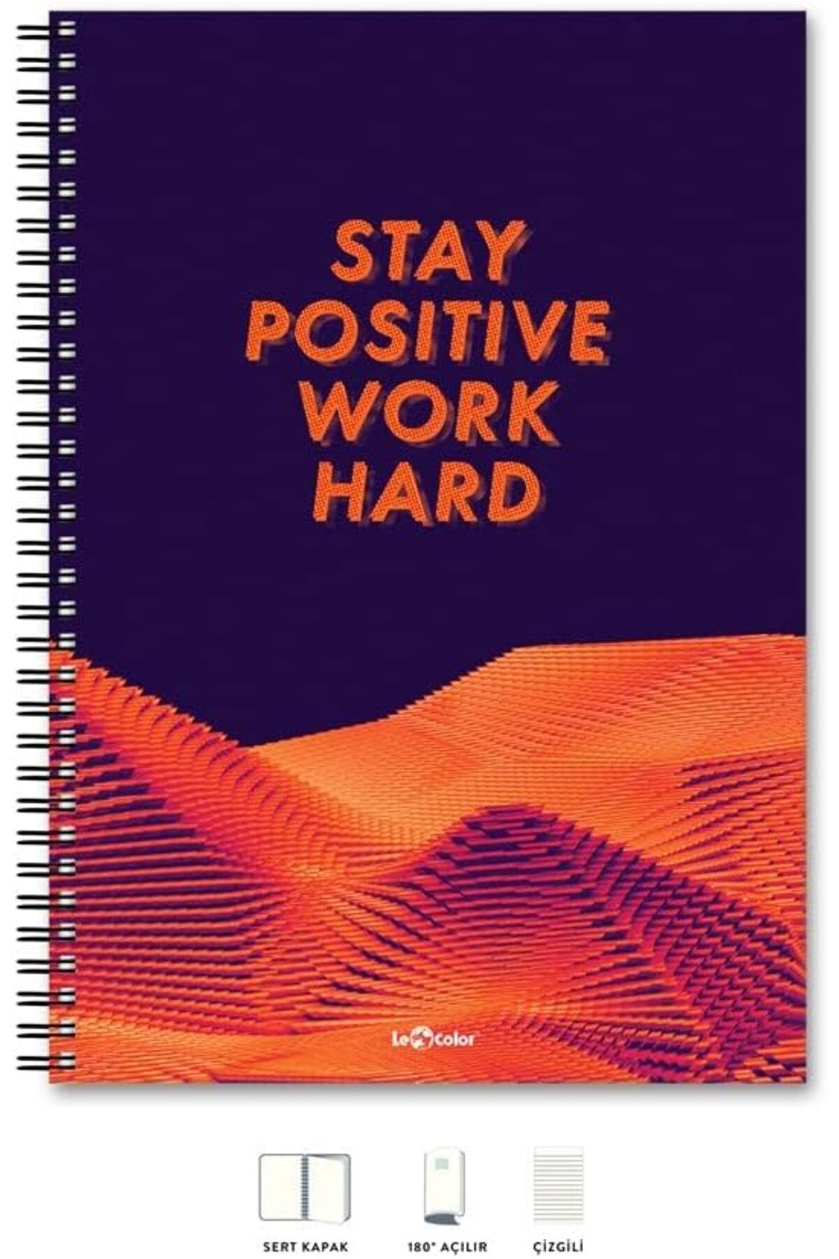 STOREMAX daiviolastore Color A4 Defter Çizgili 200 syf Stay Energy DLStore 990396