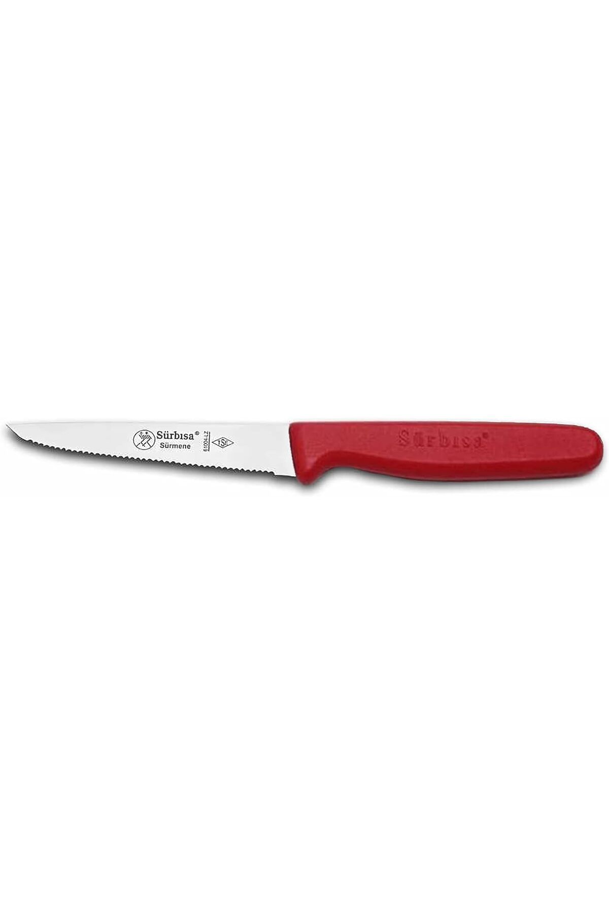 STOREMAX cmllashop 61004-LZ Tırtıklı Uç Sebze Meyve Bıçağı 10 Renk Alternatifli (Kırmızı) 542093