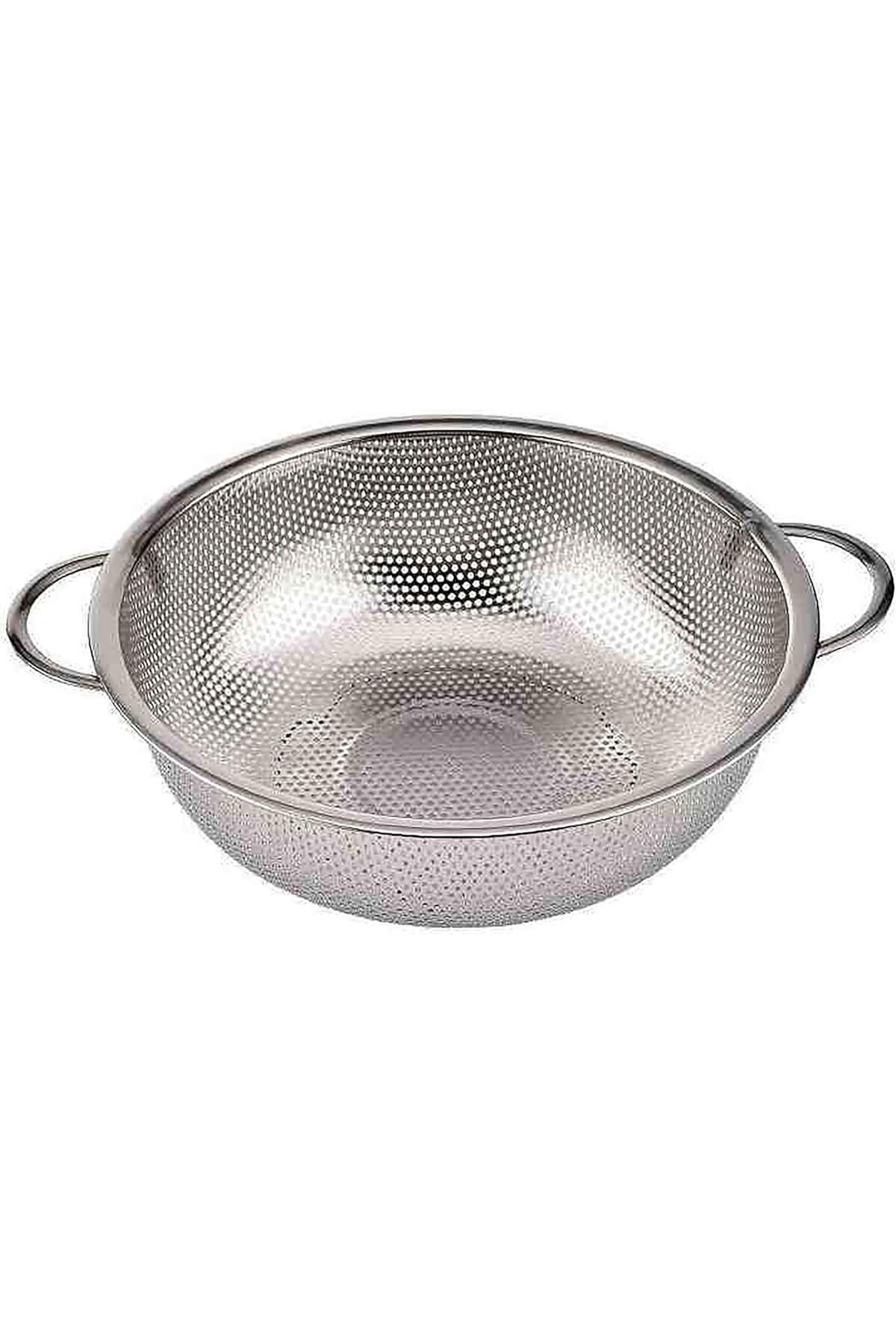 STOREMAX nffashopm Çift Kulplu Metal Süzgeç, Mutfak İçin 3 Farklı Boy (25 cm) storestarx 1051353