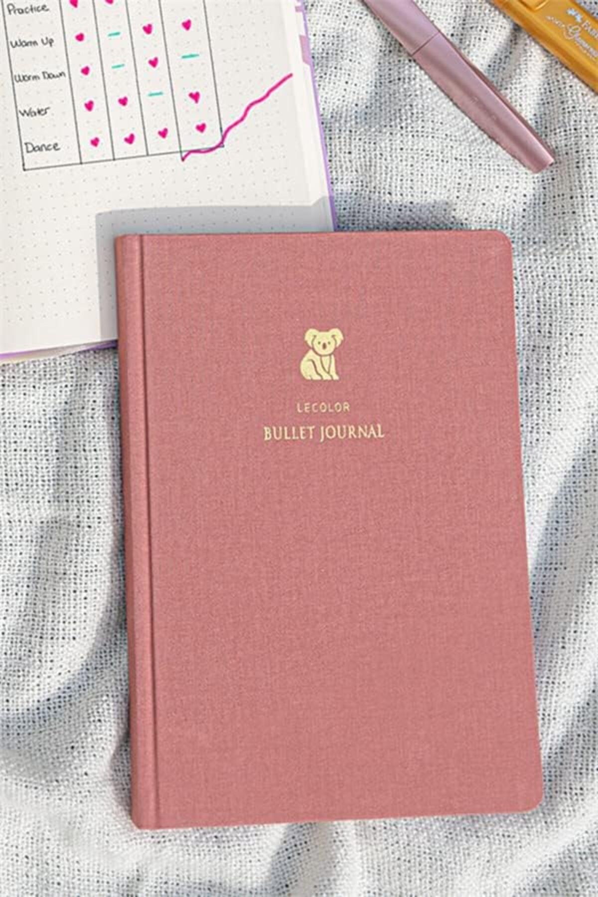 STOREMAX nffashopm Color 17X24 Keten Noktalı Bullet Journal Defter Koala storestarx 1051353