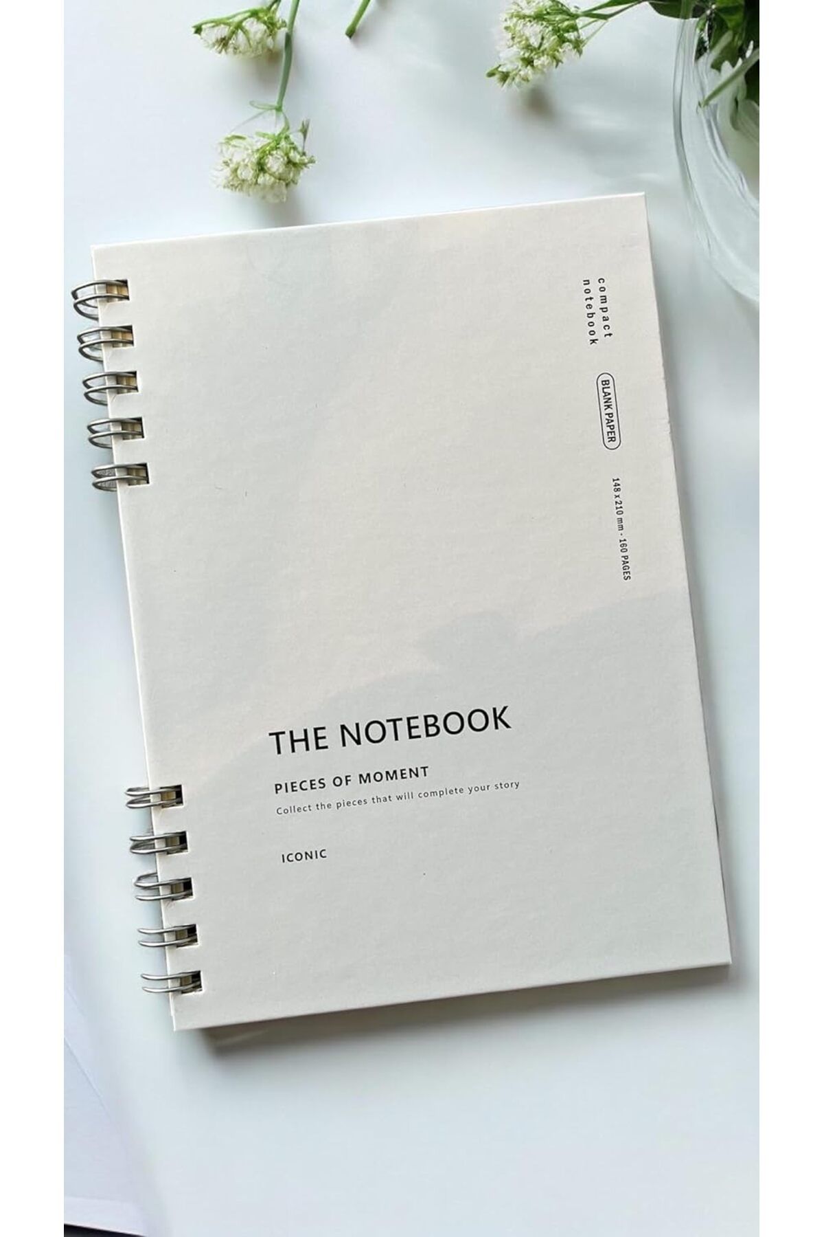 STOREMAX-Jvnnastore Promotional Spiral 80 Sheets Unlined A5 Notebook, Notepad, School Notebook, 4 Different Re 1