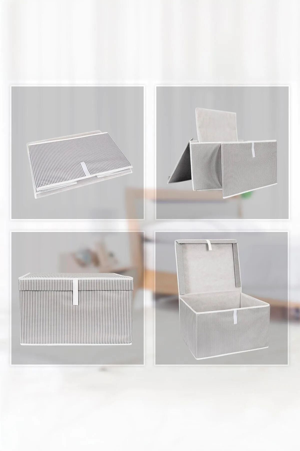 Helen's Home-2 Boxes with Lids 50X40X30 cm Large 3