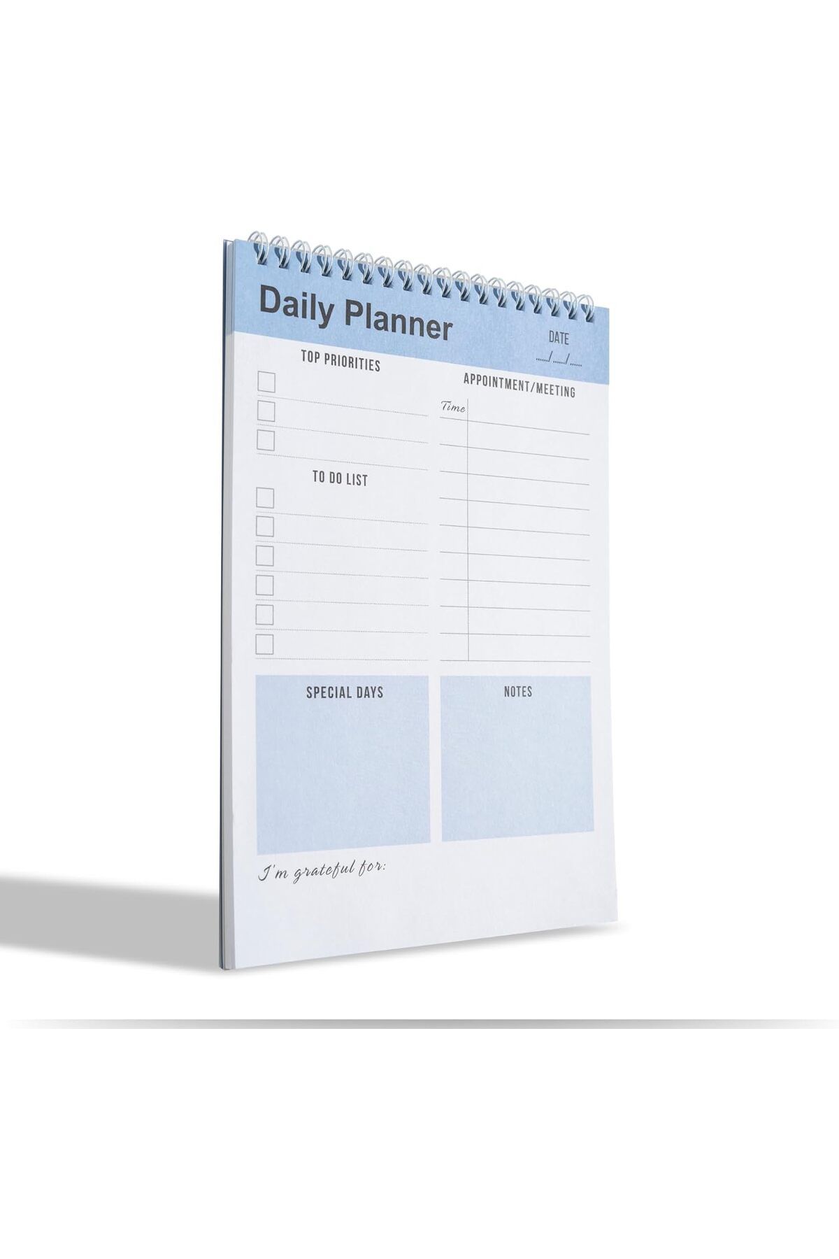 STOREMAX-Muartshop Planner Notebook, to Do List Notepad, Spiral Notebook, Checklist, İ 1