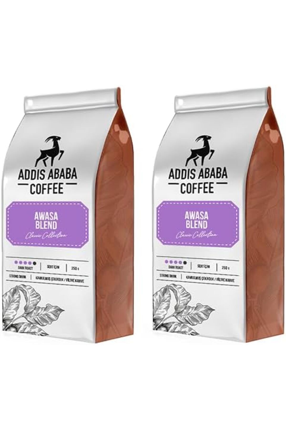 STOREMAX lvnmblya Ababa Coffee - Awasa Blend Kahve 2x250 Gr. (Filtre Kahve) Shop Deesing 224120