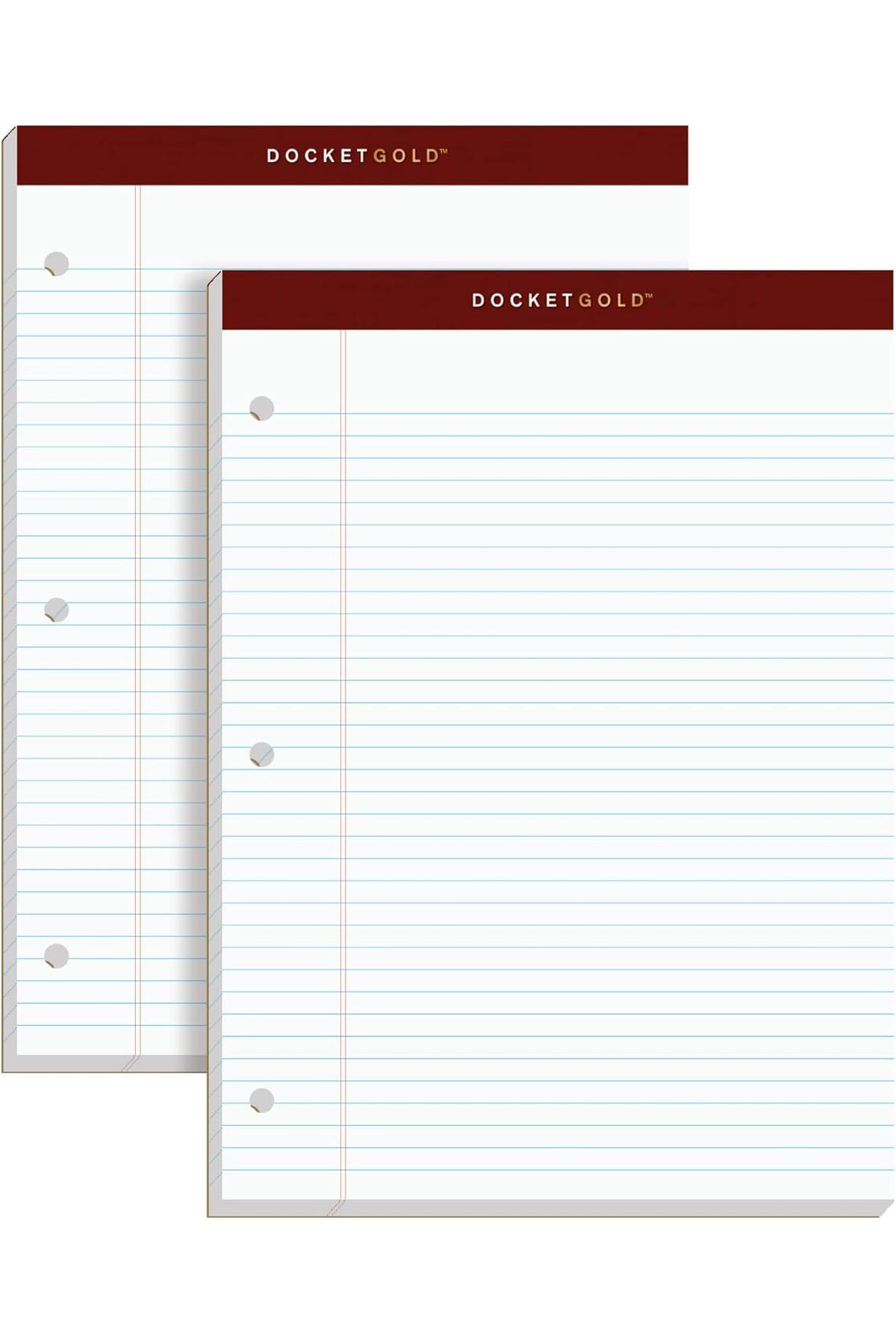 STOREMAX nffashopm Double disket Gold Writing "Tablet, 8 – 1/2 x 11 – 3/10,2 cm, delikli, 3-delik delikli