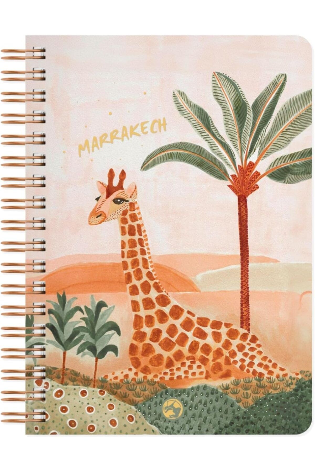 STOREMAX nffashopm Color Marrakech Spiralli Defter Çizgili Zürafa 17x24 cm storestarx 1051353