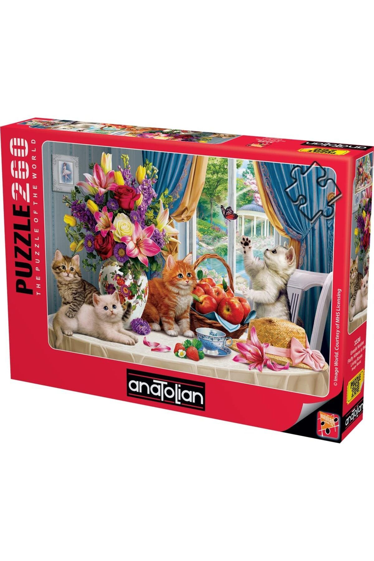 STOREMAX nffashopm Puzzle - Enerjik Kediler / 260 Parça Puzzle, #3336 storestarx 1051353