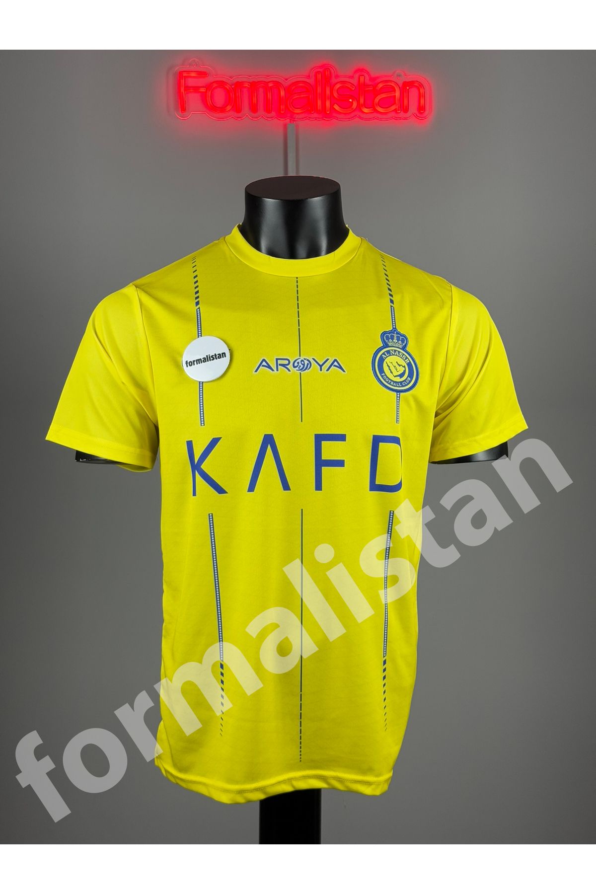 Quaxram Al Nassr Mane Yetişkin Futbol Forması - Sarı