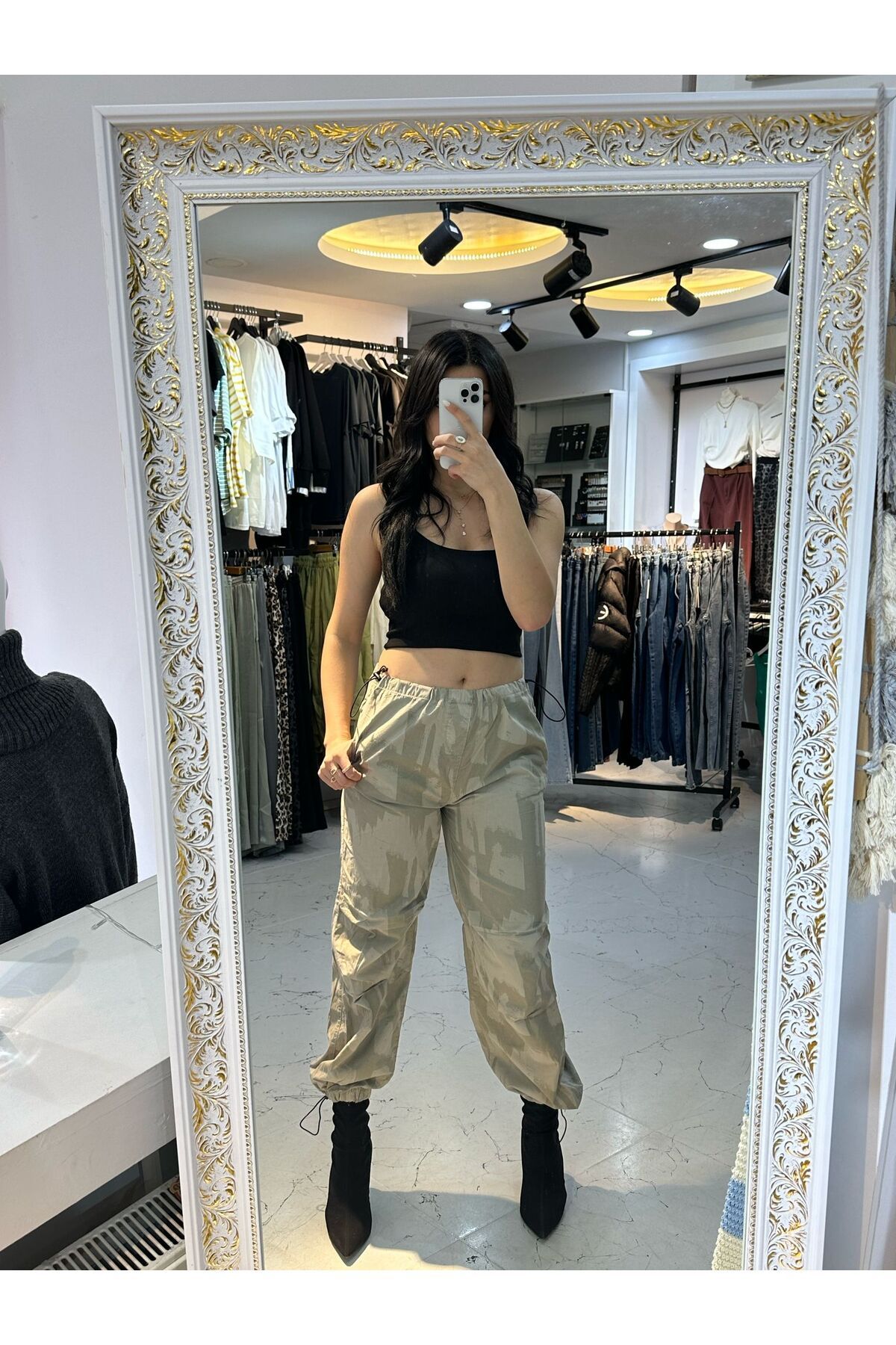 MİEL LORE BOUTIQUE KAMUFLAJ DESENLİ PANTOLON