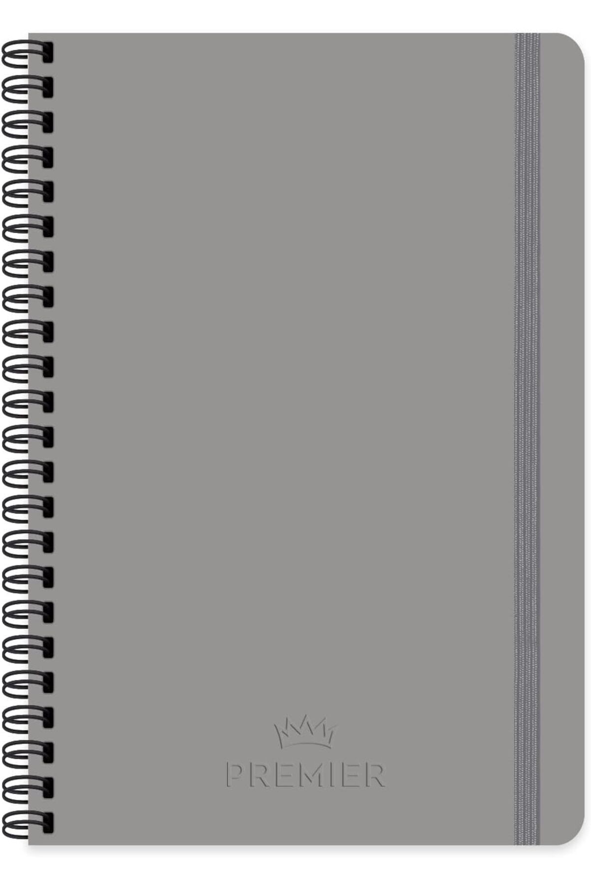 STOREMAX nffashopm Color 17x24 100 Yaprak Kareli Spiralli Premier Defter - Gri storestarx 1051353