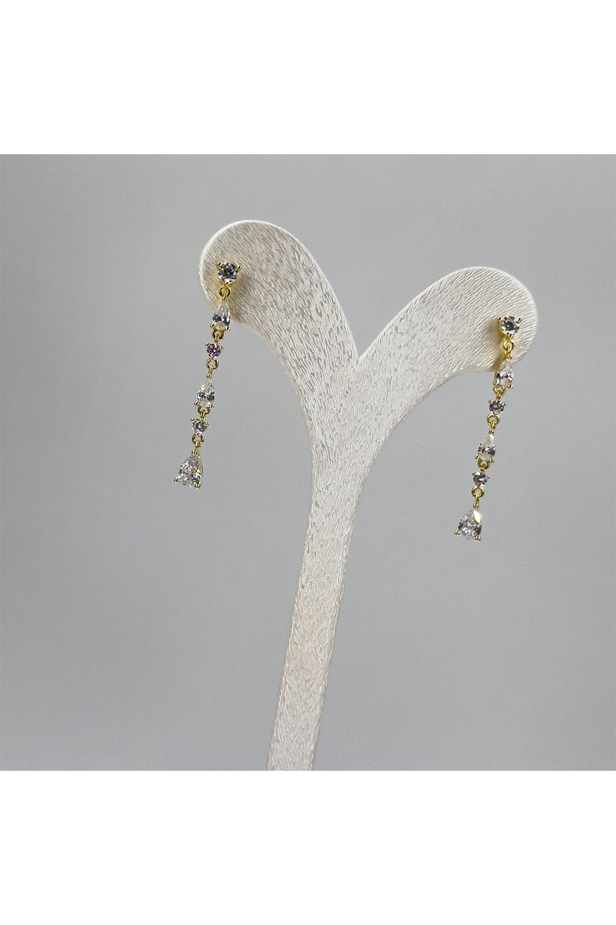 Livora Jewelry Tektaş & Damla Gümüş Küpe