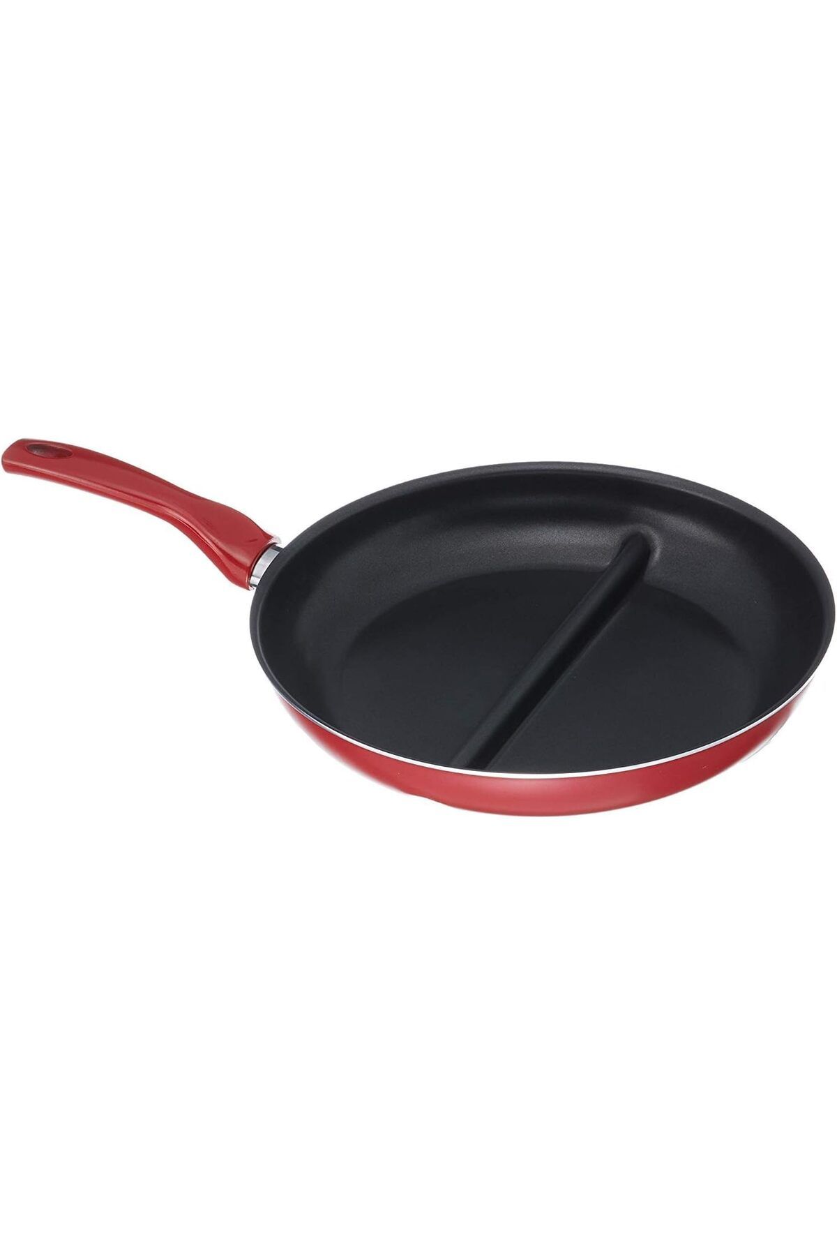 STOREMAX nffashopm Redio 30 Cm Cingöz Çift Bölmeli Tava, Kırmızı storestarx 1051353