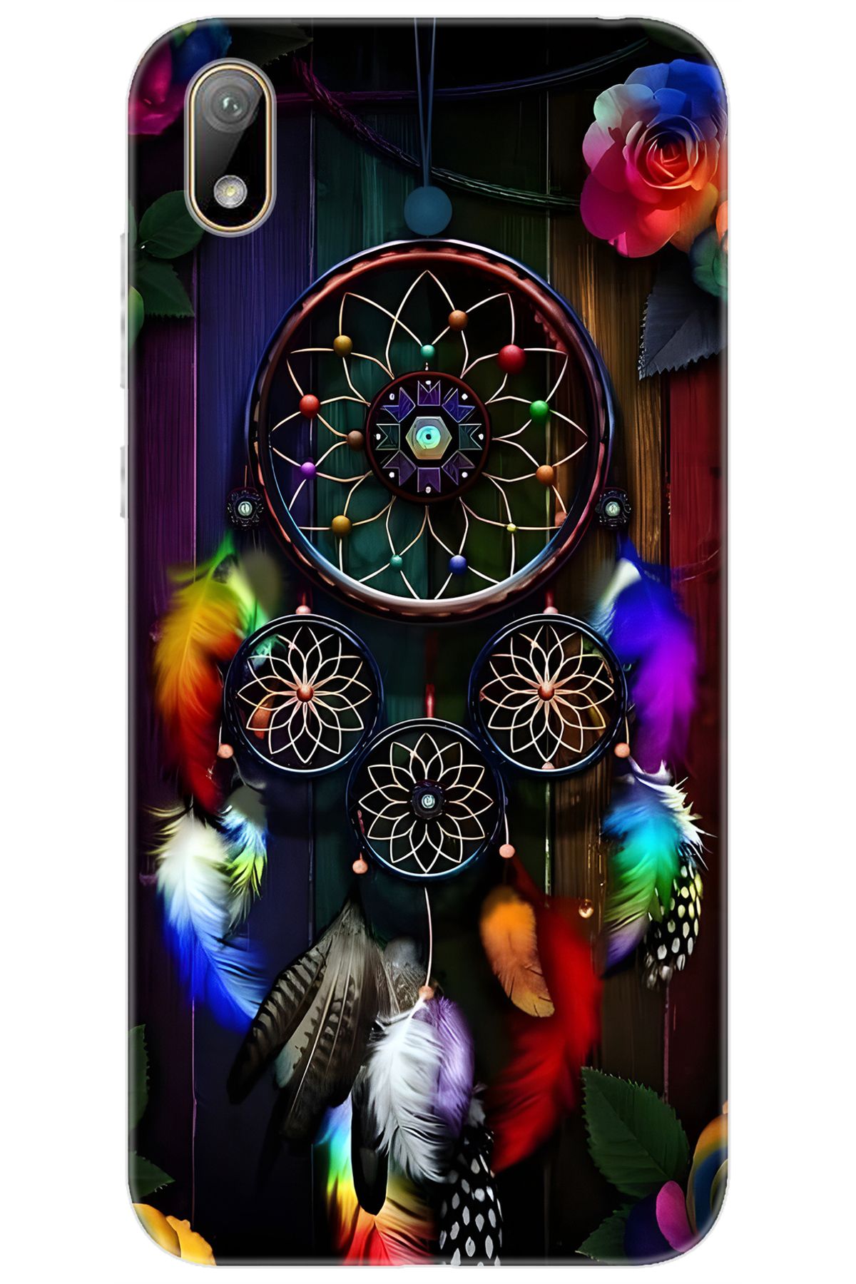 Ceppare Huawei Y5 2019 (AMN-LX2/LX9) Uyumlu Kılıf Desen Baskılı Silikon Düş Kapanı STK:704 CP-ZuWn412