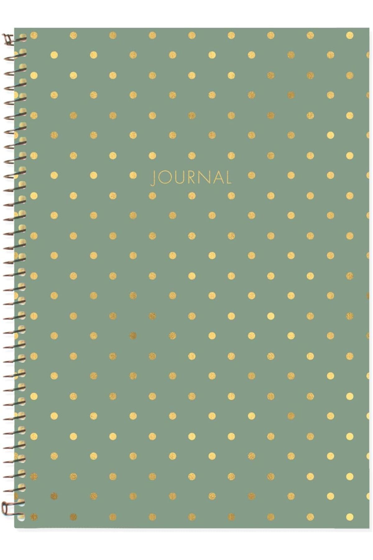STOREMAX nffashopm Color Puantiyeli Defter Çizgili Yeşil 17x24 cm storestarx 1051353