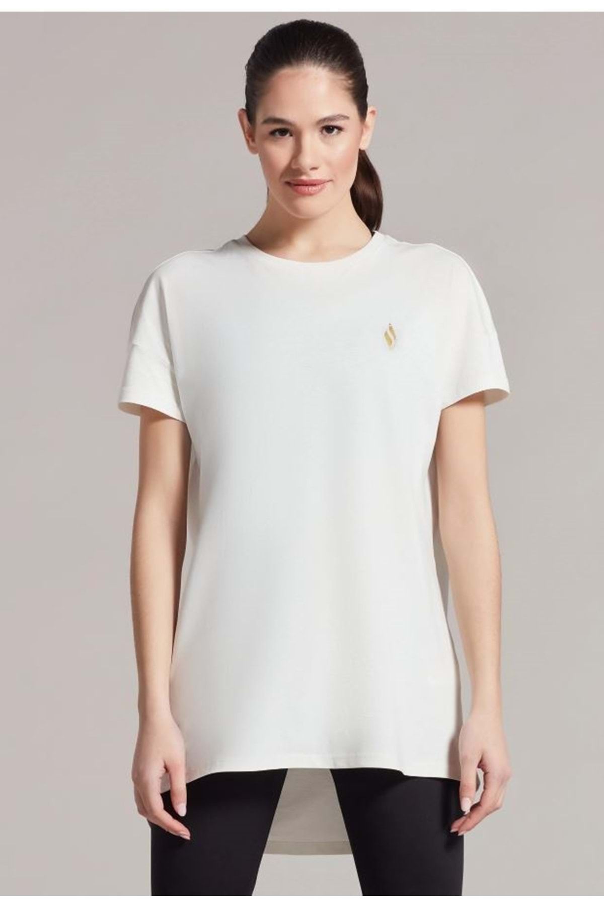 SKECHERS W Performance Tops Crew Neck T-shirt S221482 Kadın Tişört BEYAZ
