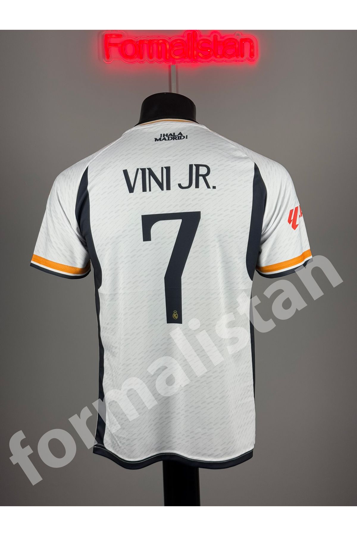 Quaxram Rê.âl-Mâdrid Vini jr Yetişkin Futbol Forması - Beyaz