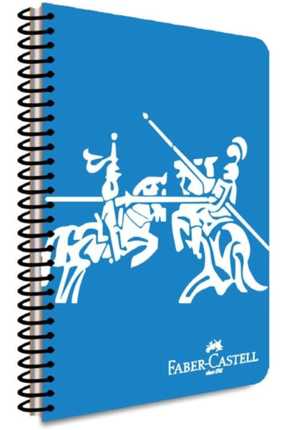STOREMAX nffashopm PP Kapak Knights Canlı Spiralli Defter 140 Yaprak Kareli storestarx 1051353