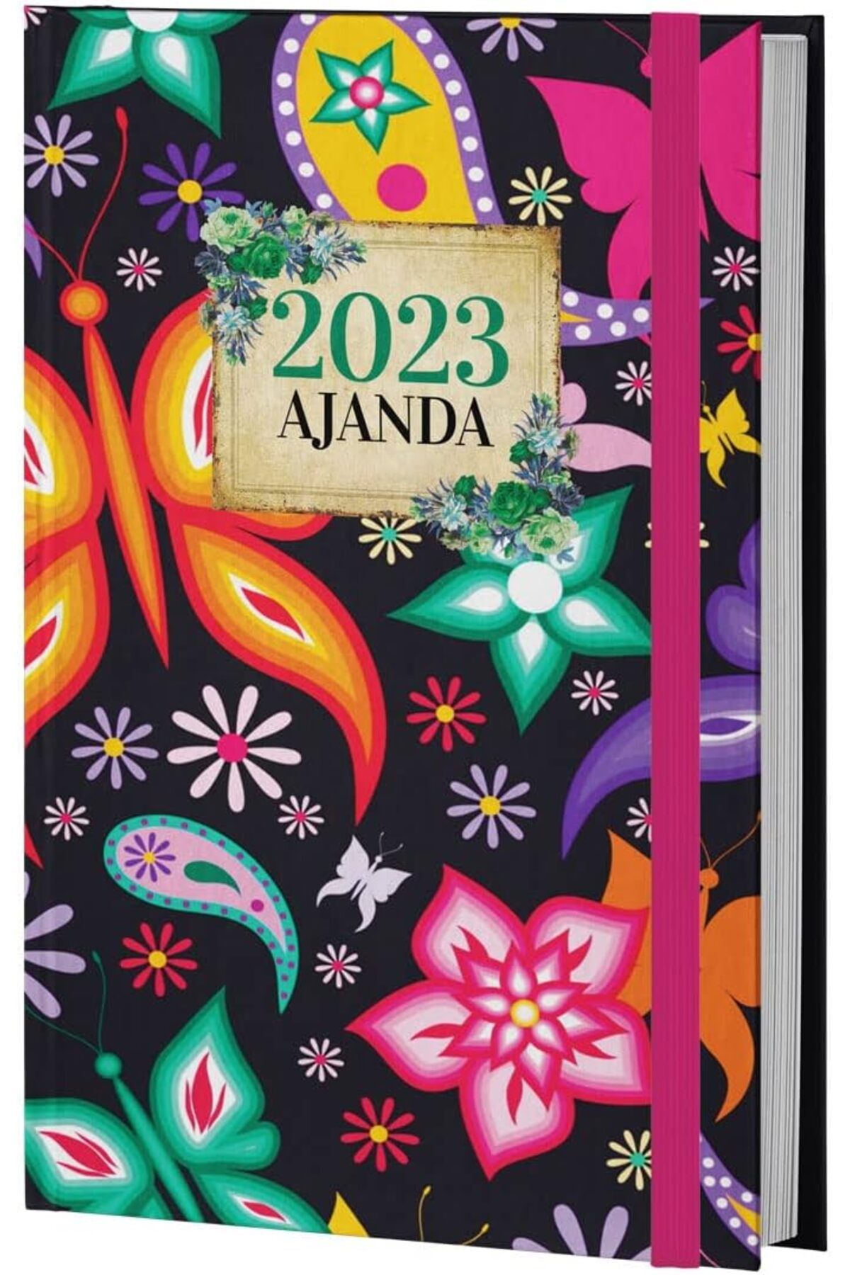 STOREMAX nffashopm Kitabevi Mor Kelebek Ebru 2023 Ajanda, 13.5x21cm, 128 Sayfa, Ciltli storestarx 1051353